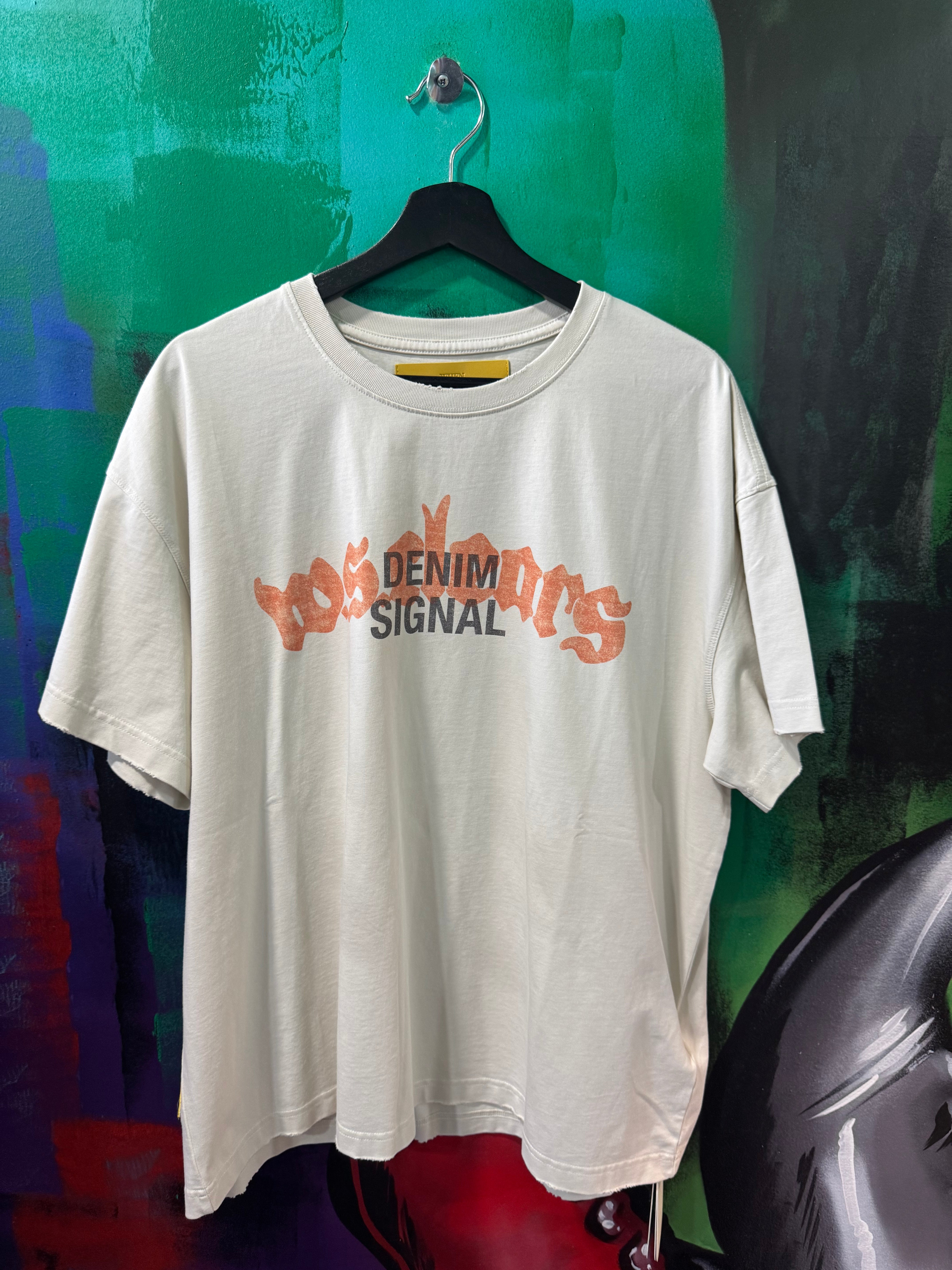 When Smoke Clears Vintage White / Orange Tee