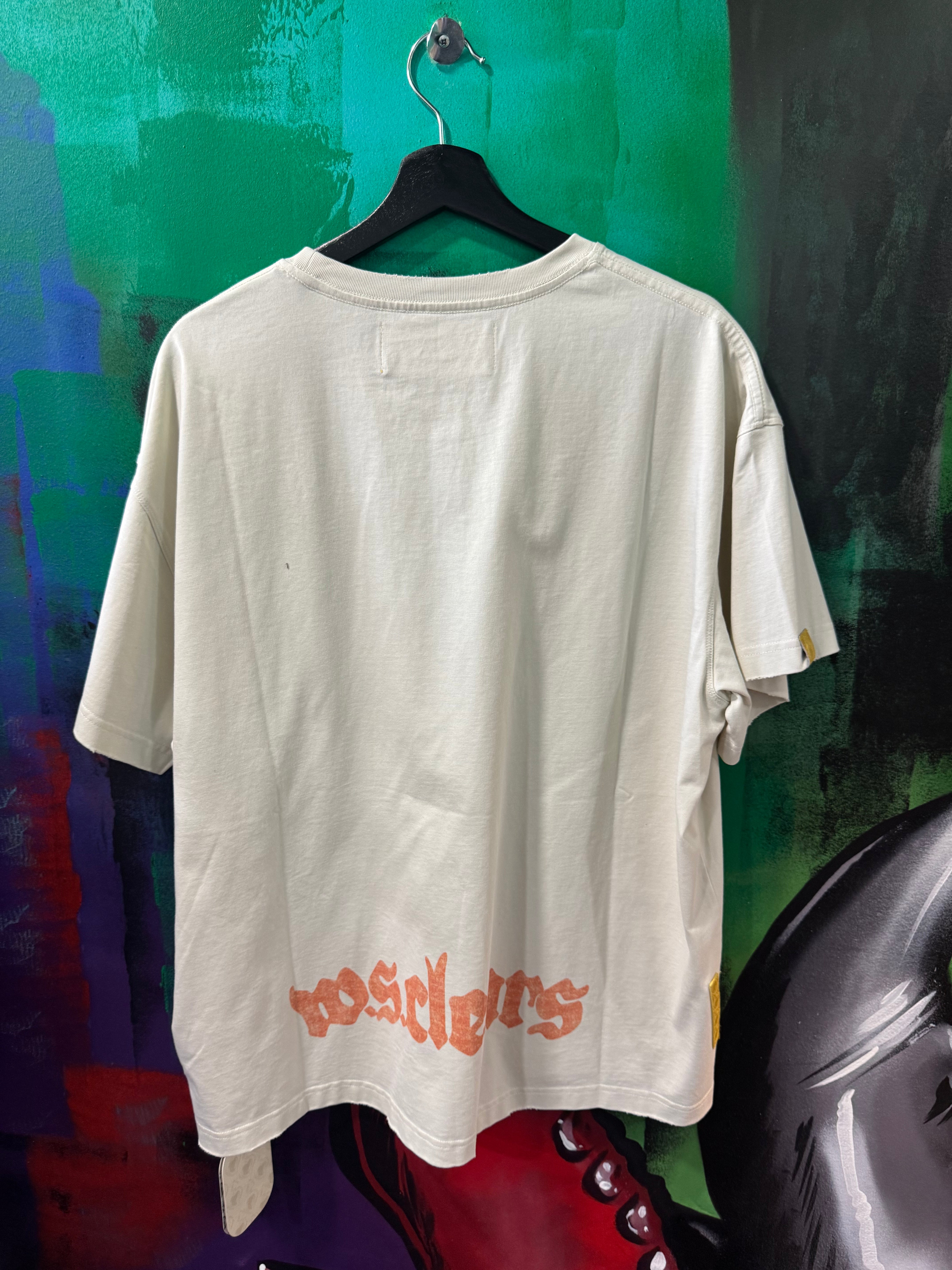 When Smoke Clears Vintage White / Orange Tee
