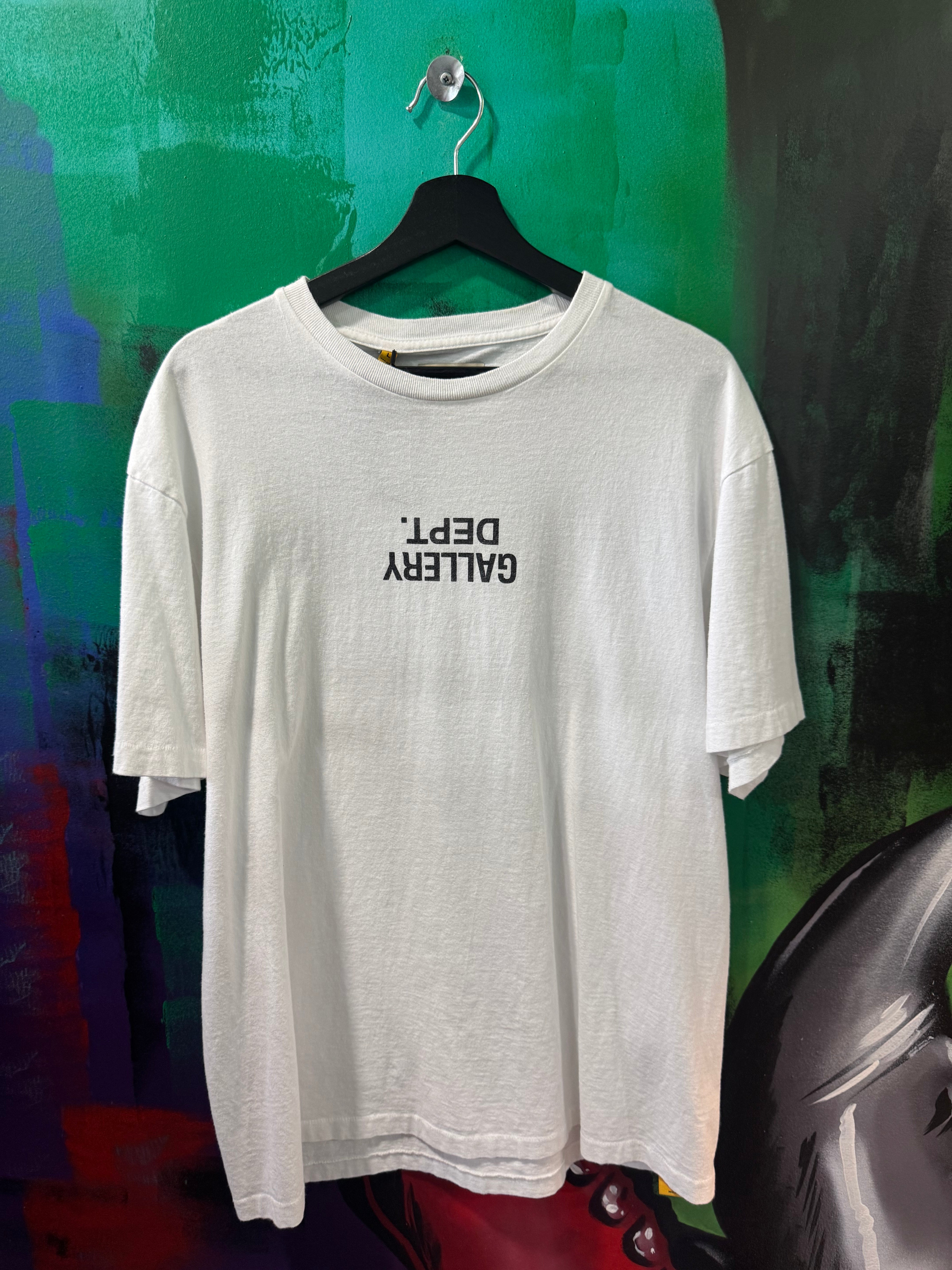 Gallery Dept Upside Down Logo White Tee