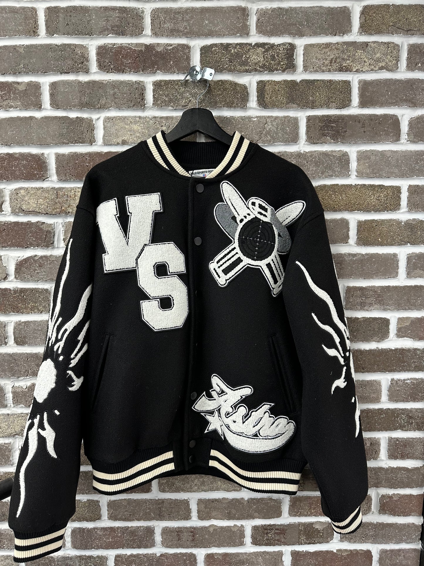 Vale Forever Varsity Jacket Black