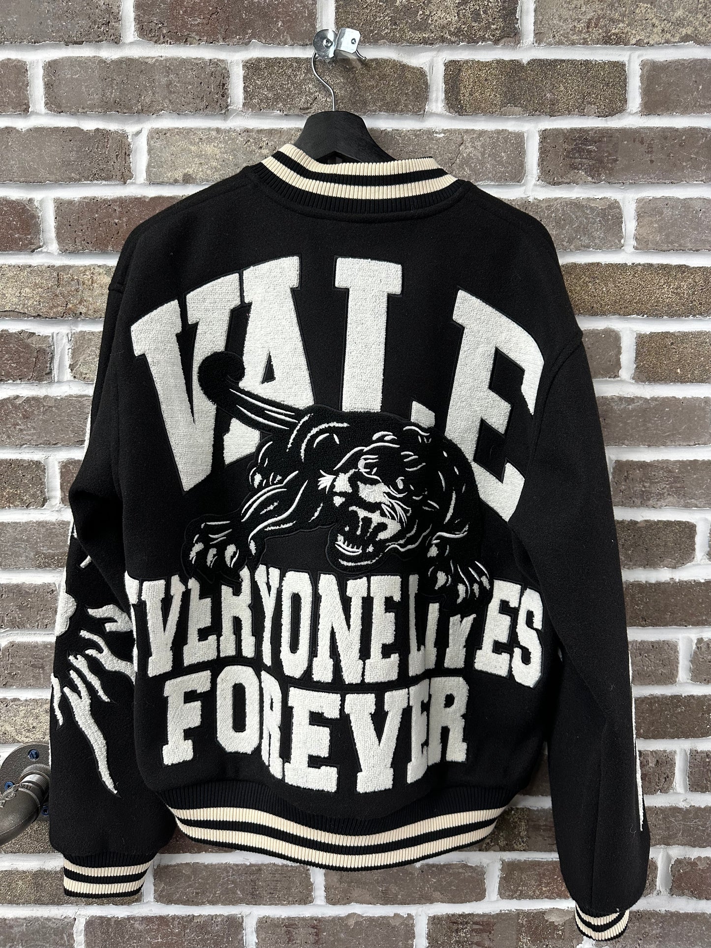 Vale Forever Varsity Jacket Black