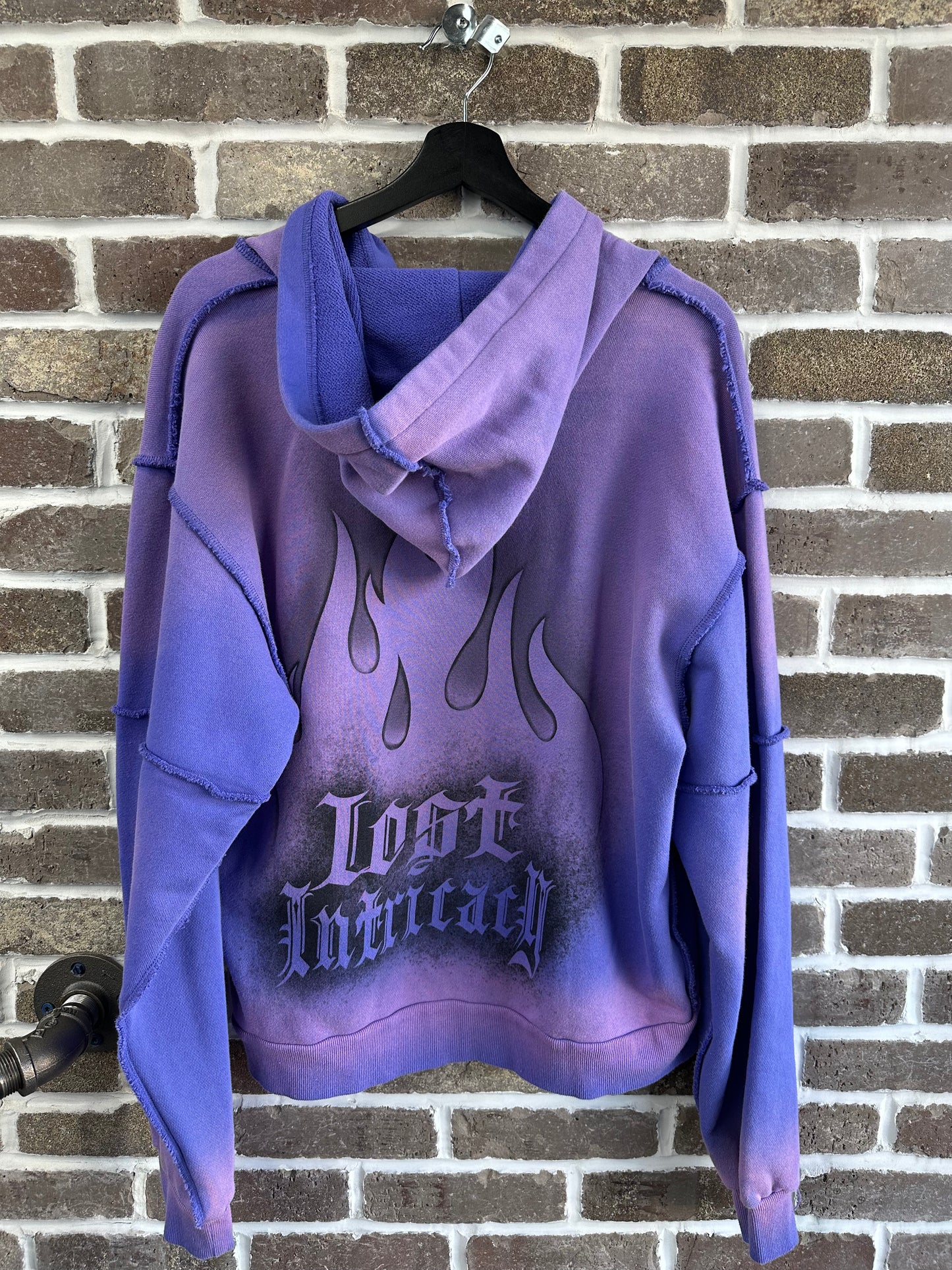 Lost Intricacy Lavender Zip Up Hoodie