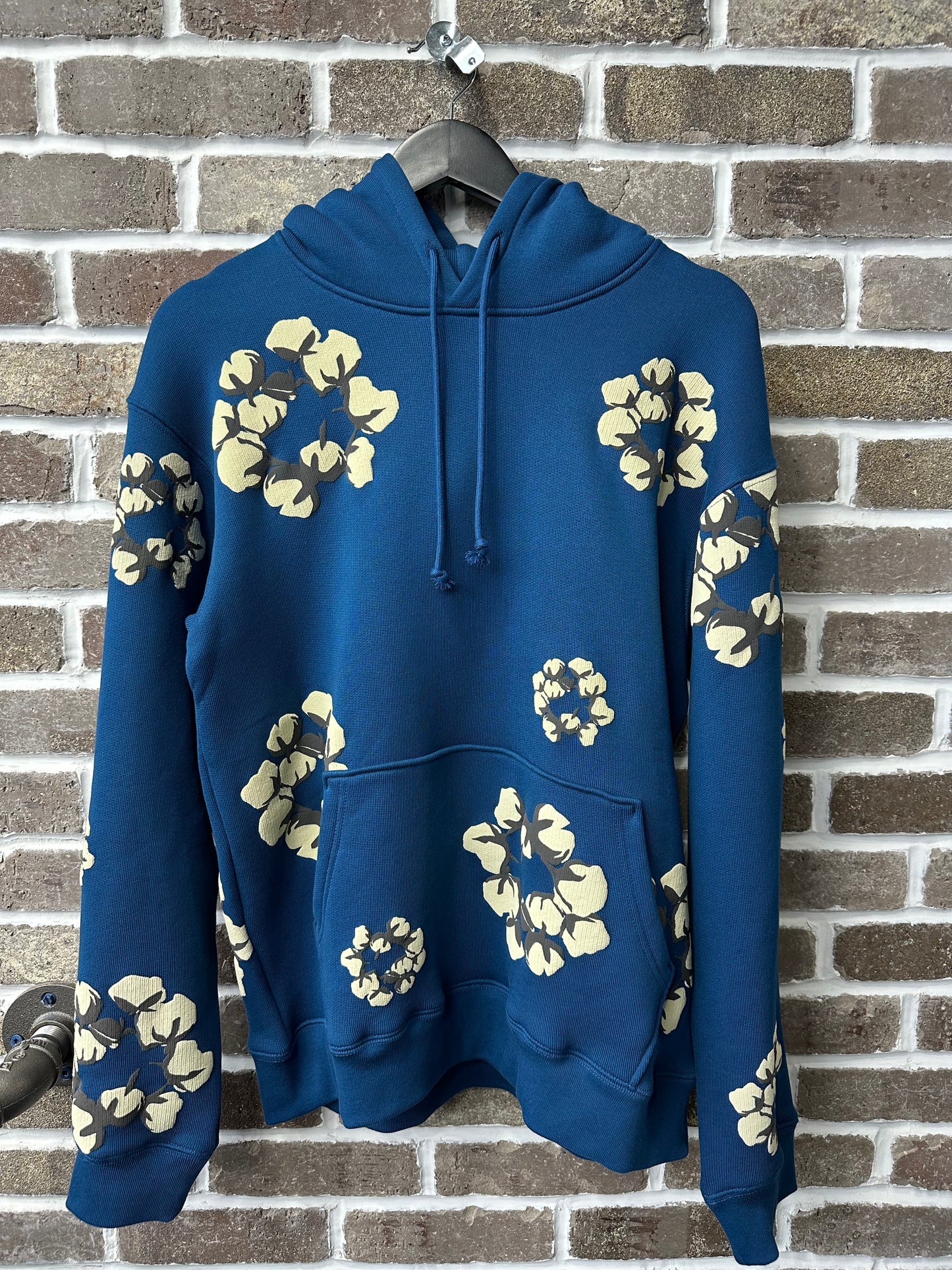 Denim Tears X Cactus Plant Flea Market Cactus Tears Wreath Hoodie Blue