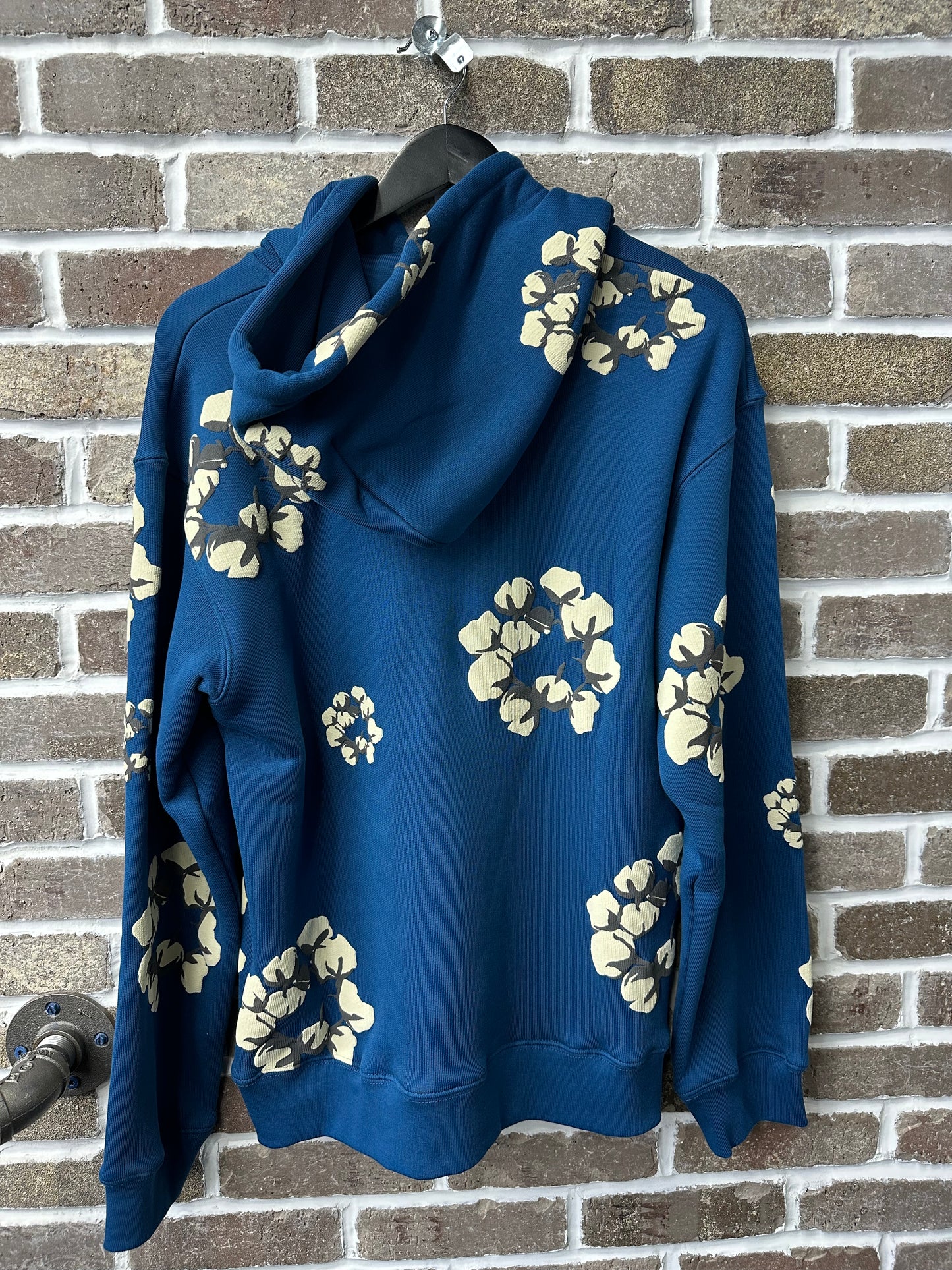 Denim Tears X Cactus Plant Flea Market Cactus Tears Wreath Hoodie Blue