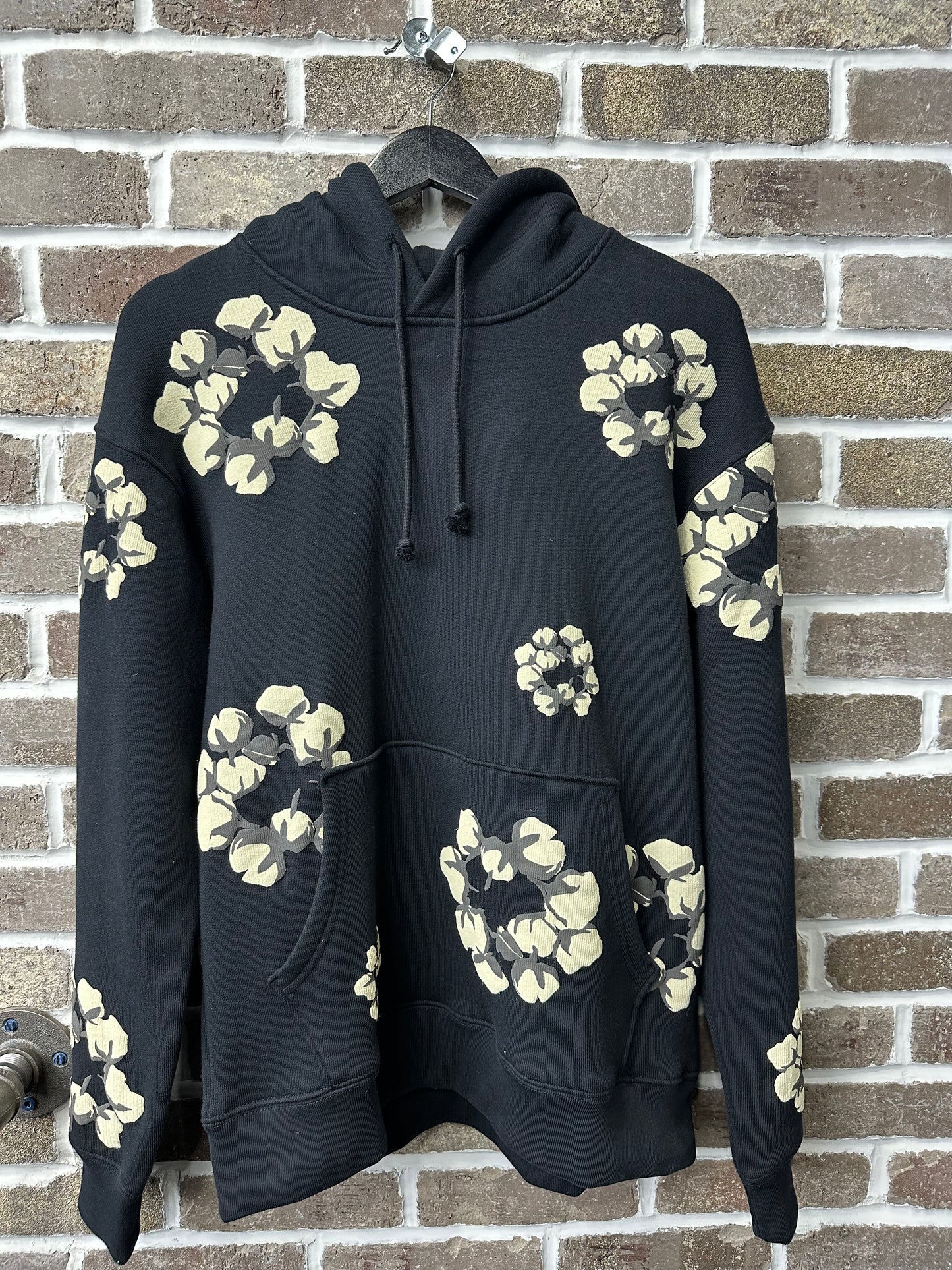 Denim Tears X Cactus Plant Flea Market Cactus Tears Wreath Hoodie Black