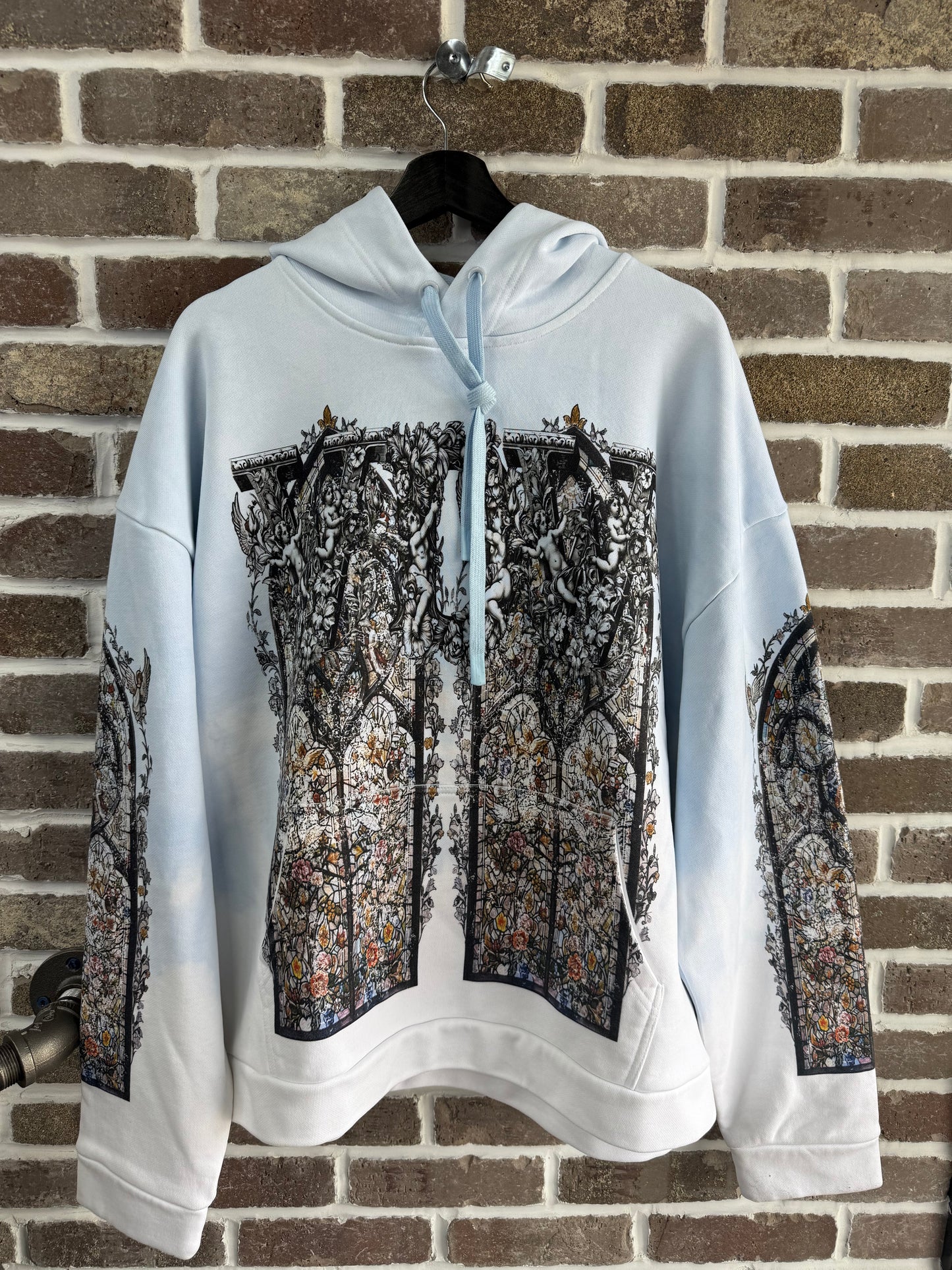Who Decides War Ignatius Sky Blue Hoodie