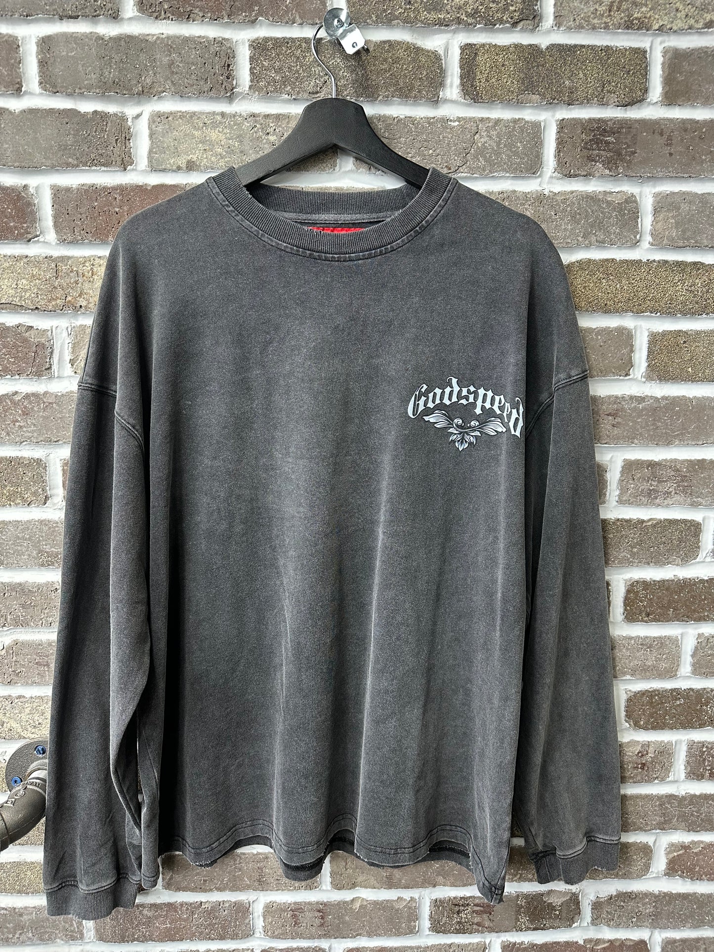 Godspeed Grail Longsleeve Grey Wash