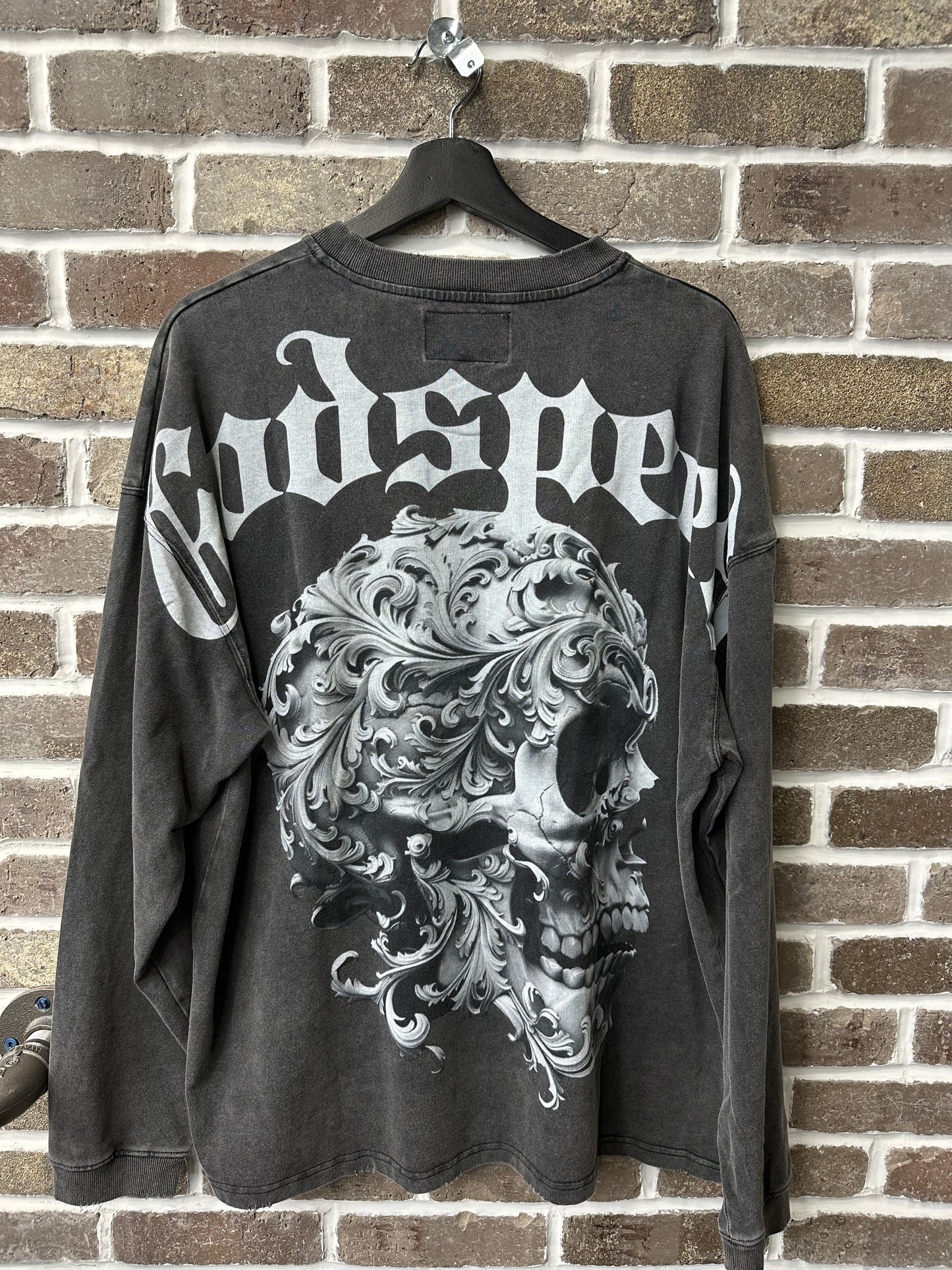 Godspeed Grail Longsleeve Grey Wash