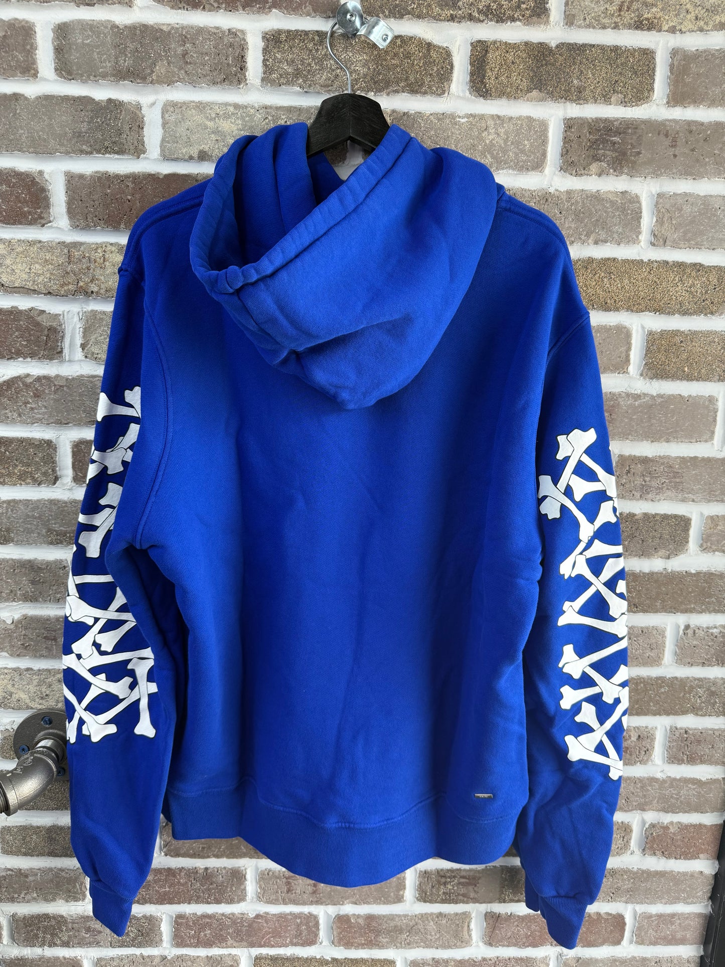 Amiri Blue Bone Hoodie