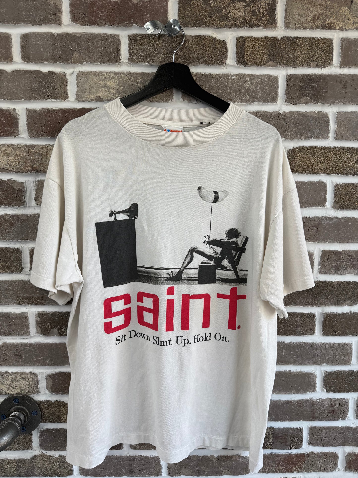 Saint Michael White Red Psycho Tee