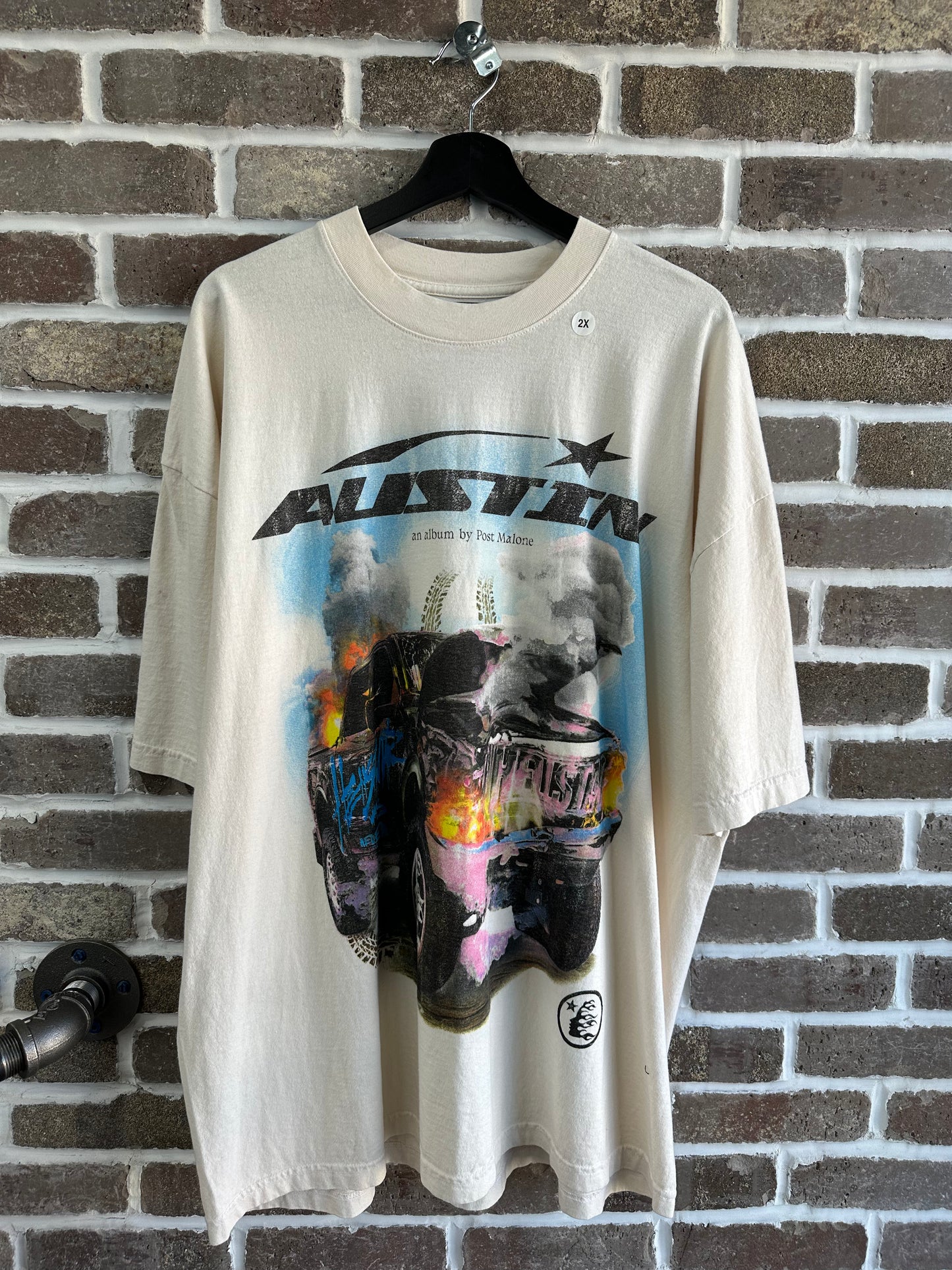 Hellstar Studios Post Malone Austin Tee White