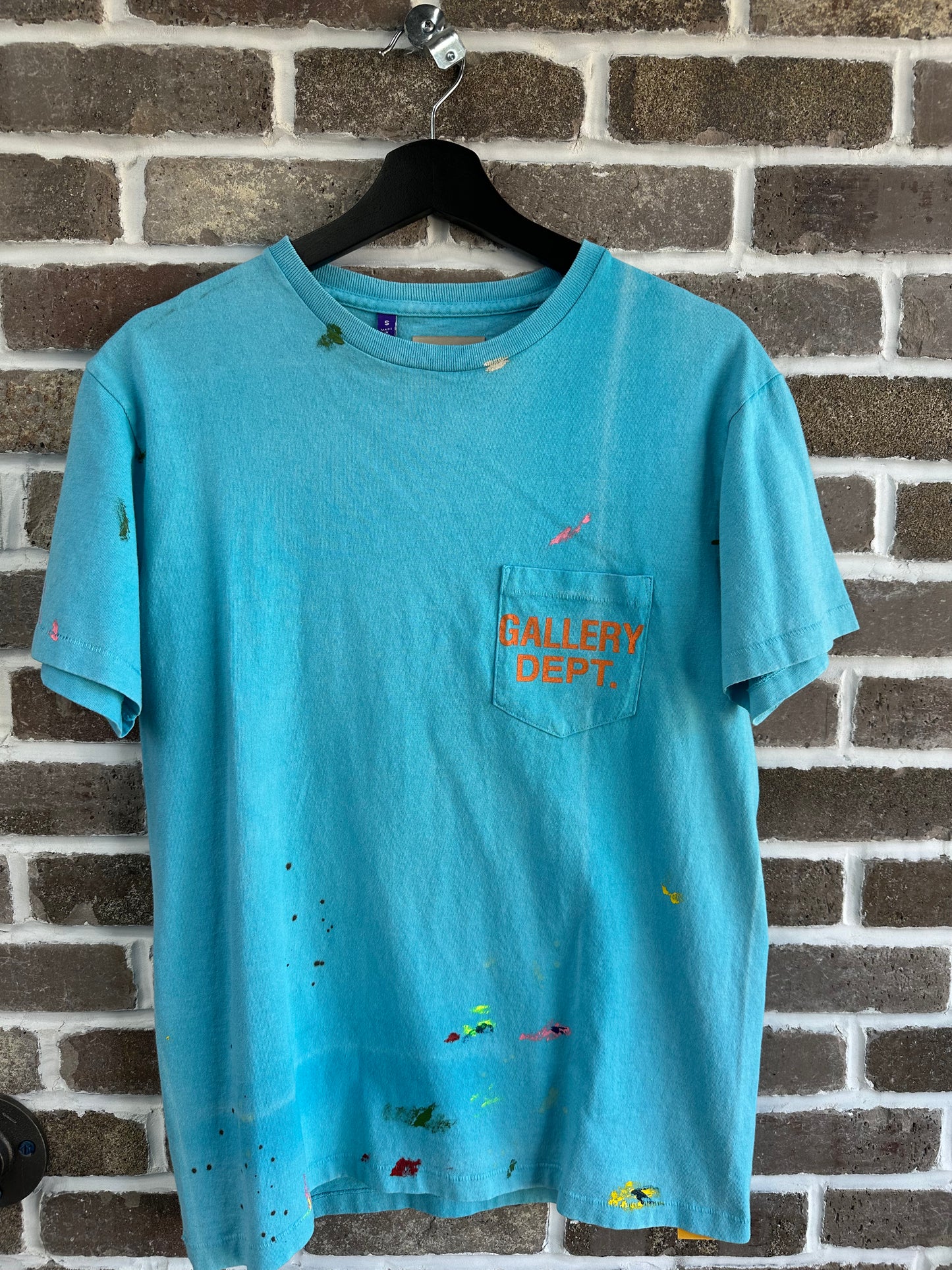 Gallery Dept. Vintage Logo Painted Tee Blue