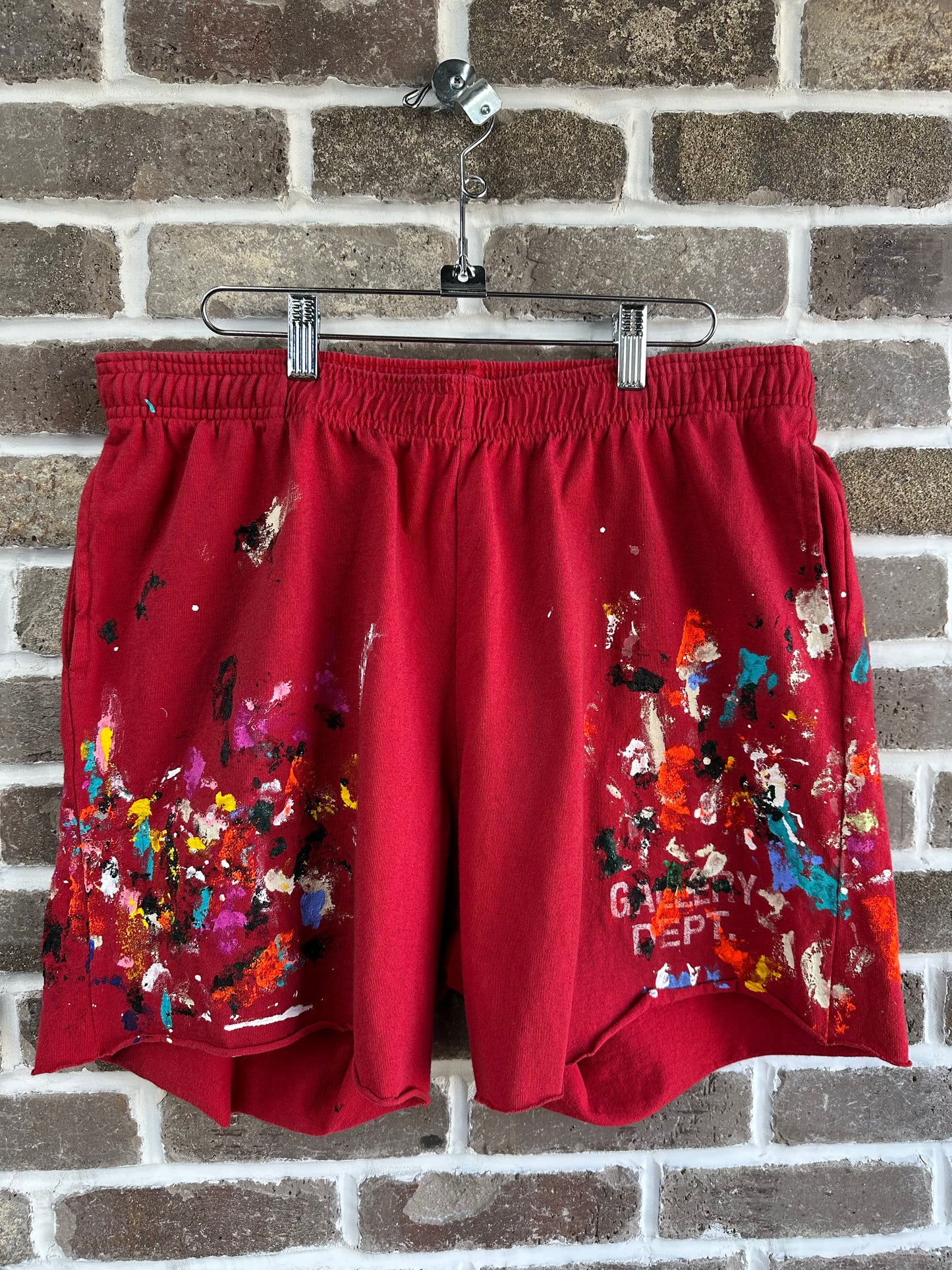 Gallery Dept. Insomnia Painted Shorts Red