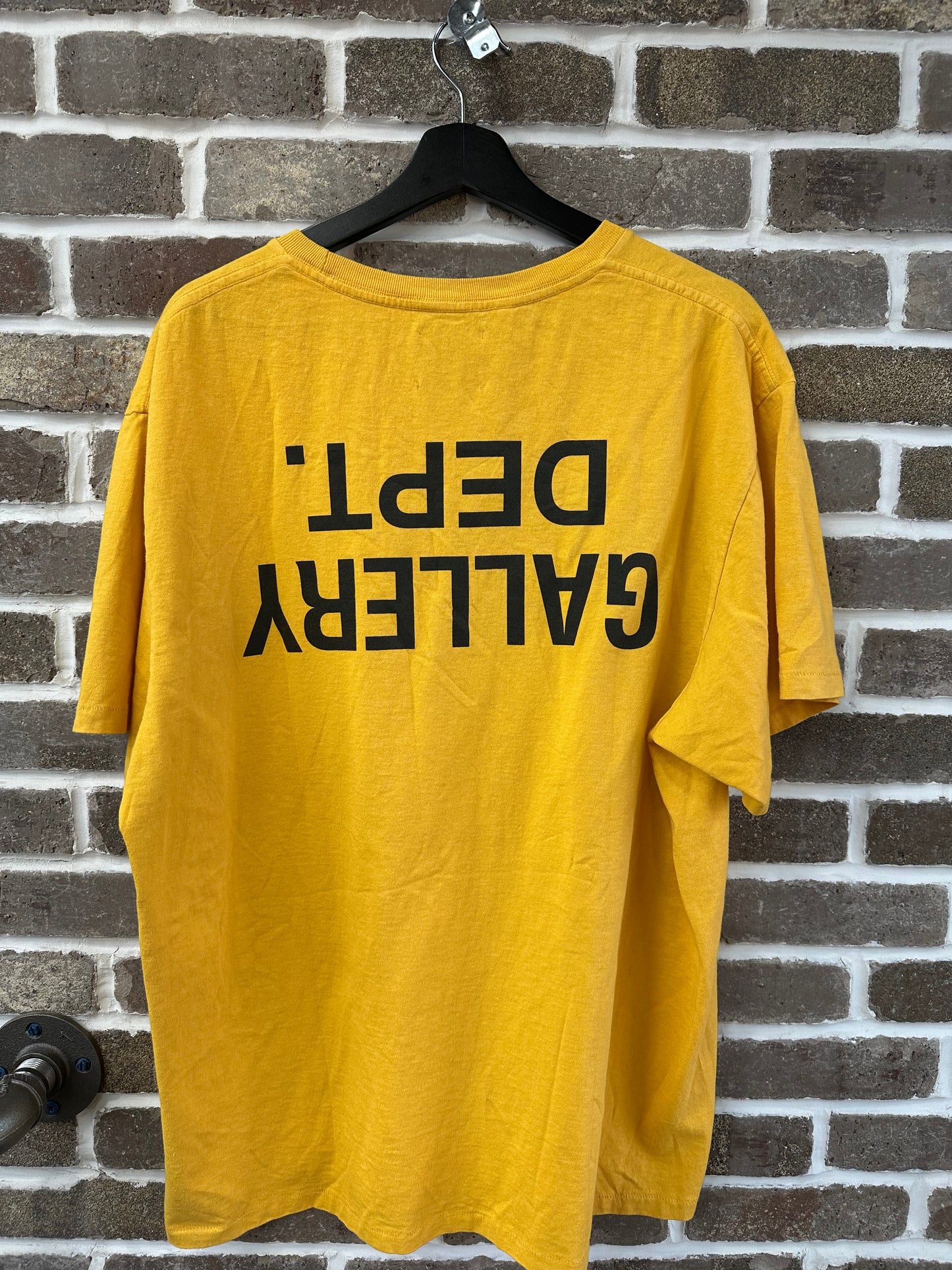 Gallery Dept. Upside Down Logo Yellow