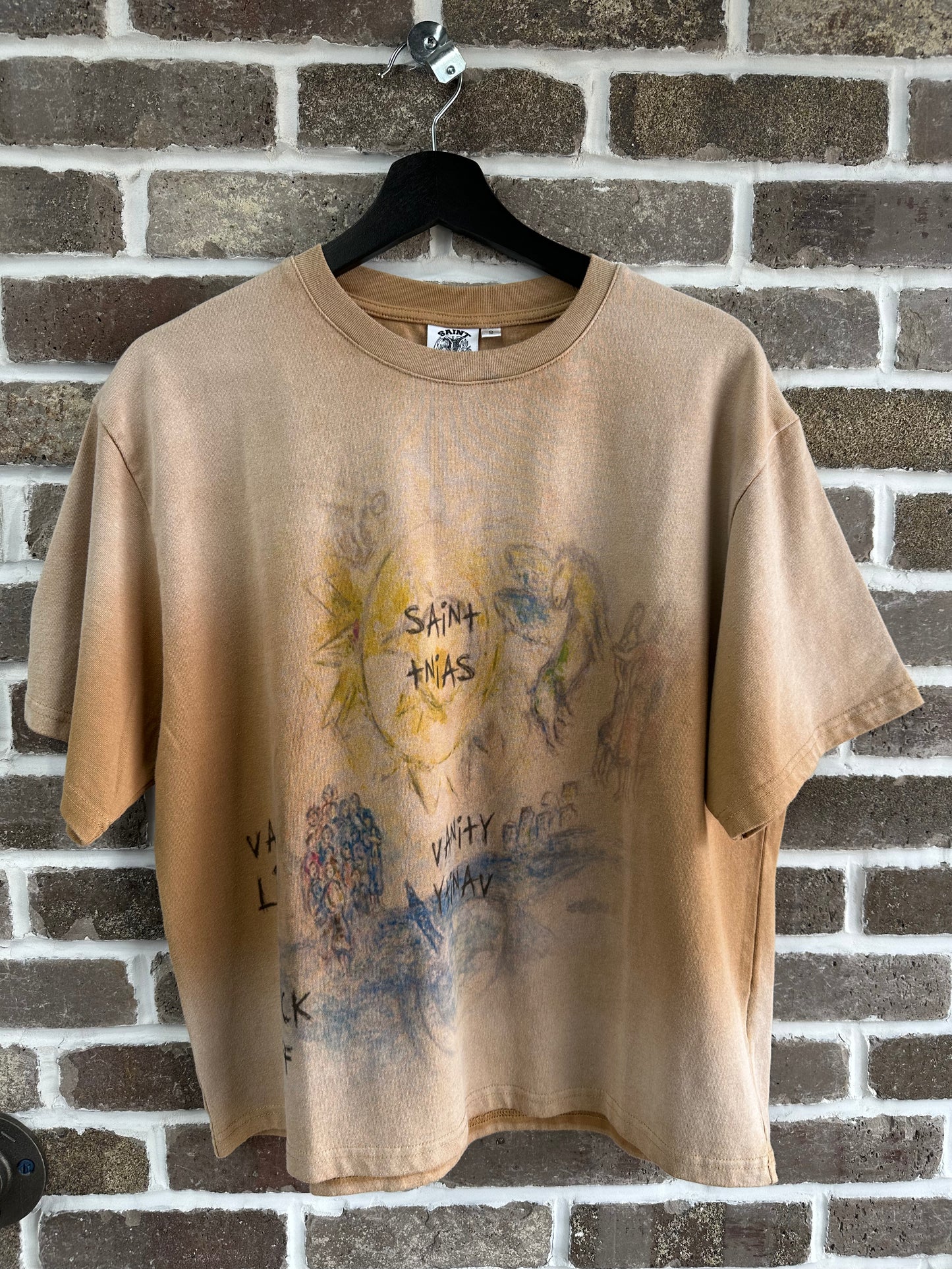 Saint Vanity Fxck Off Tee Tan