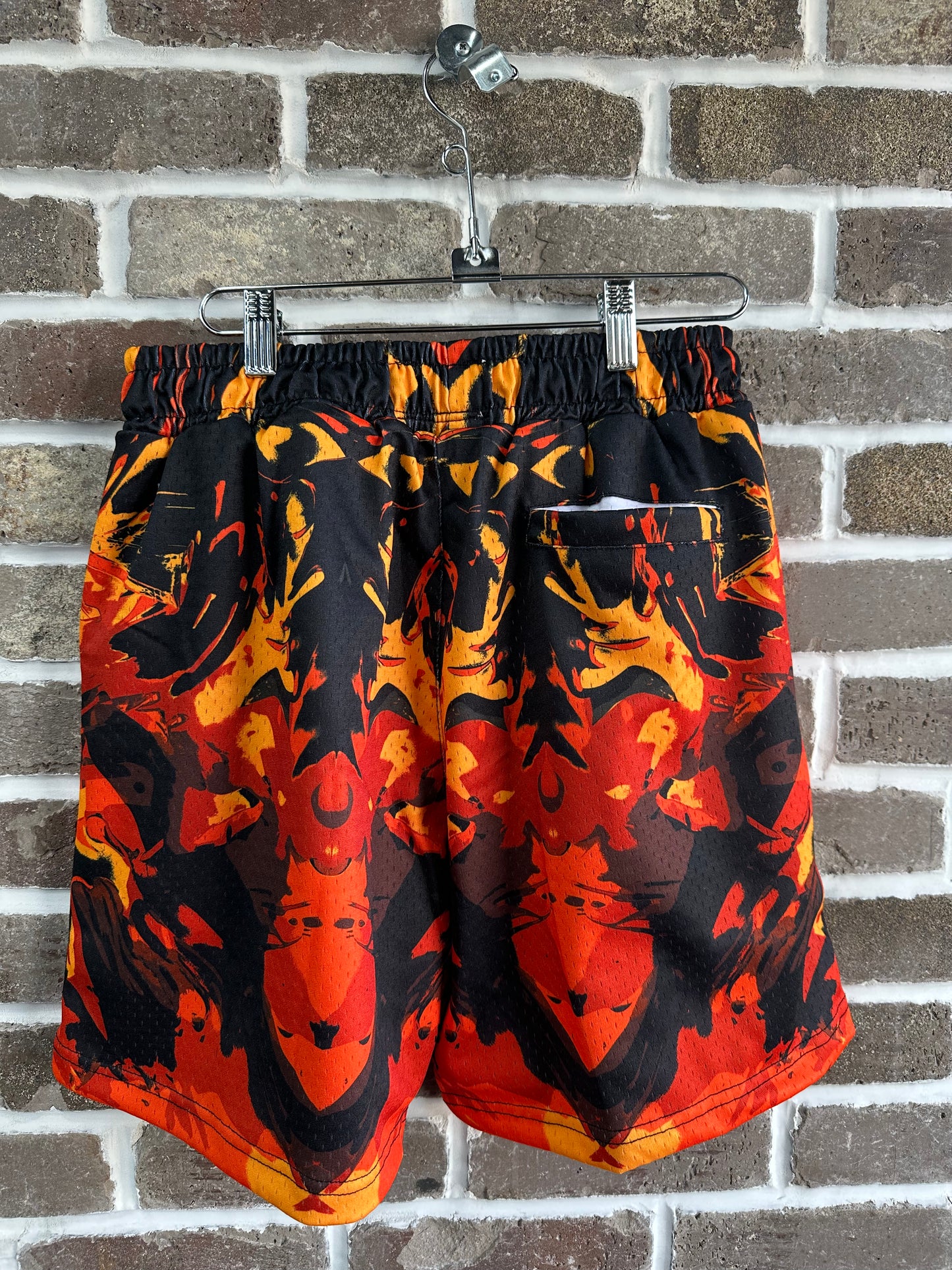 SB Studios Graffiti Shorts Orange