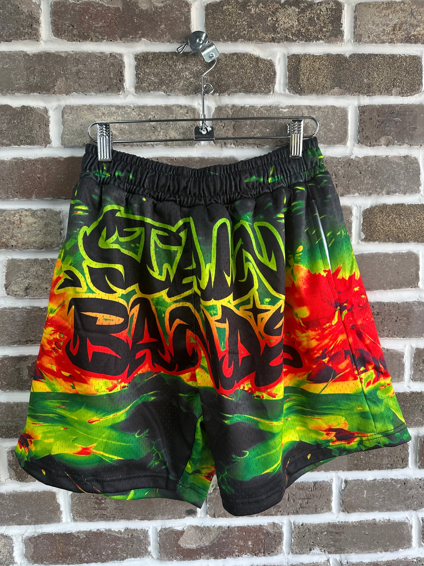 SB Studios Glow Shorts V2 Multicolor Green Black