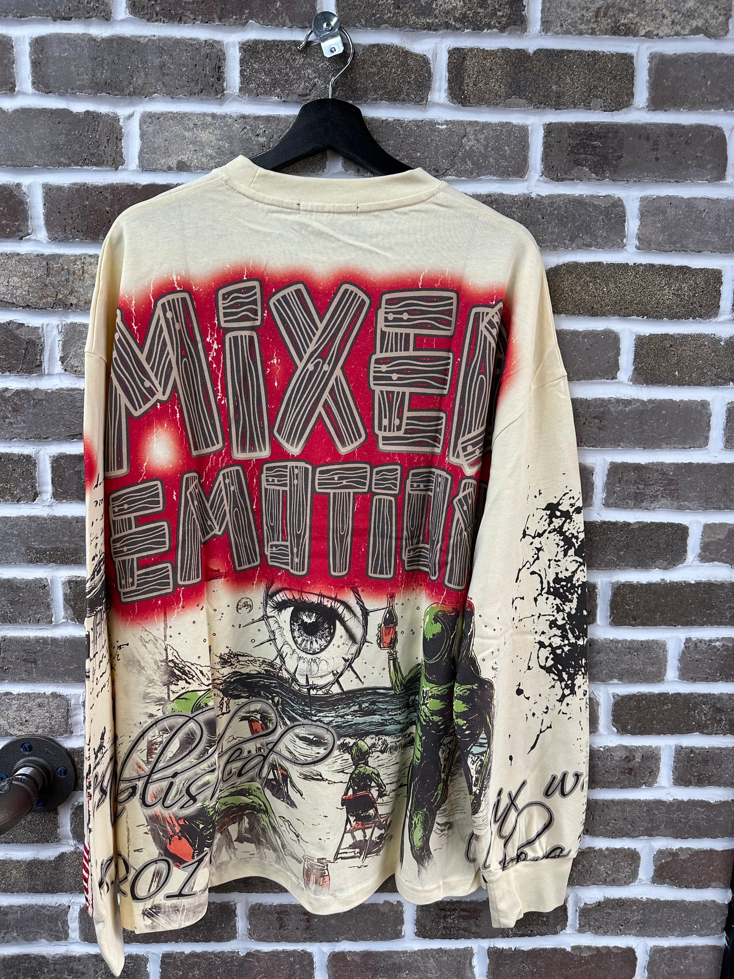 Mixed Emotion Cream Art Club Longsleeve