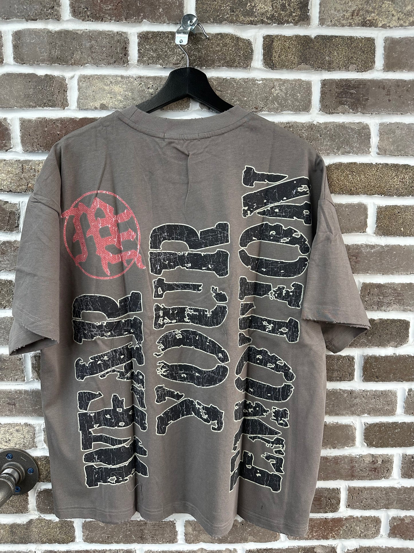 Mixed Emotion Grey Spaceship Tee