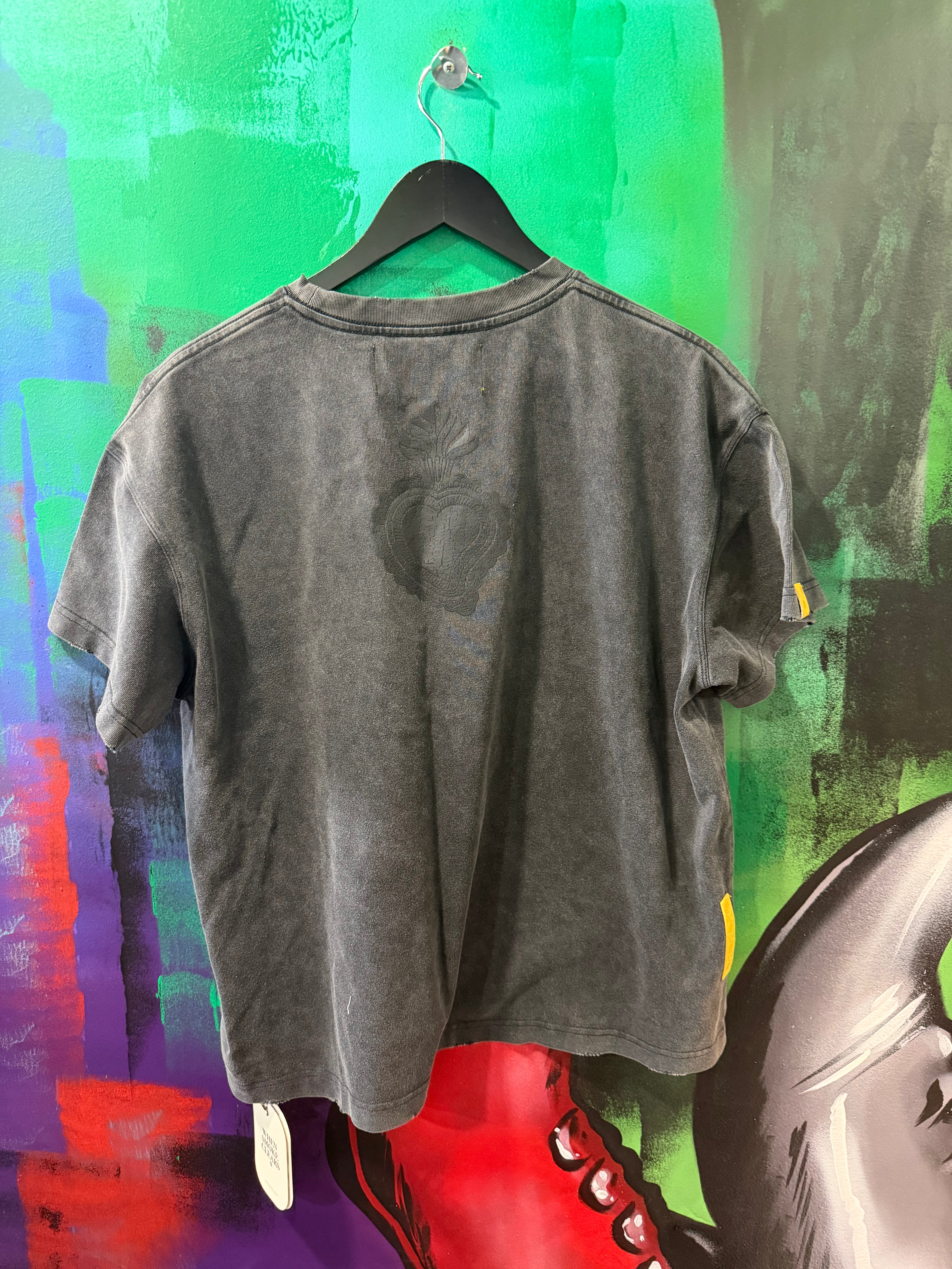 When Smoke Clears VTG Black Studded Logo Tee