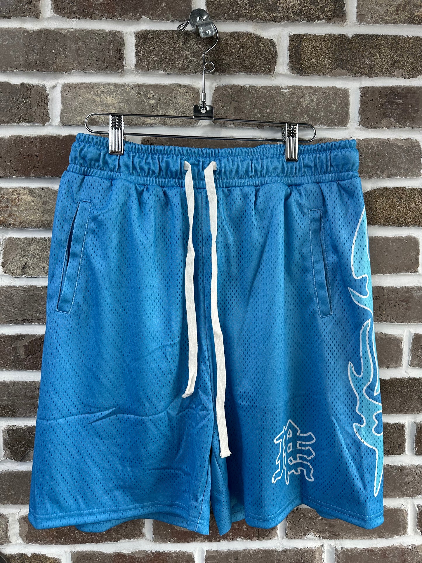 Mixed Emotion Blue Lightning Shorts