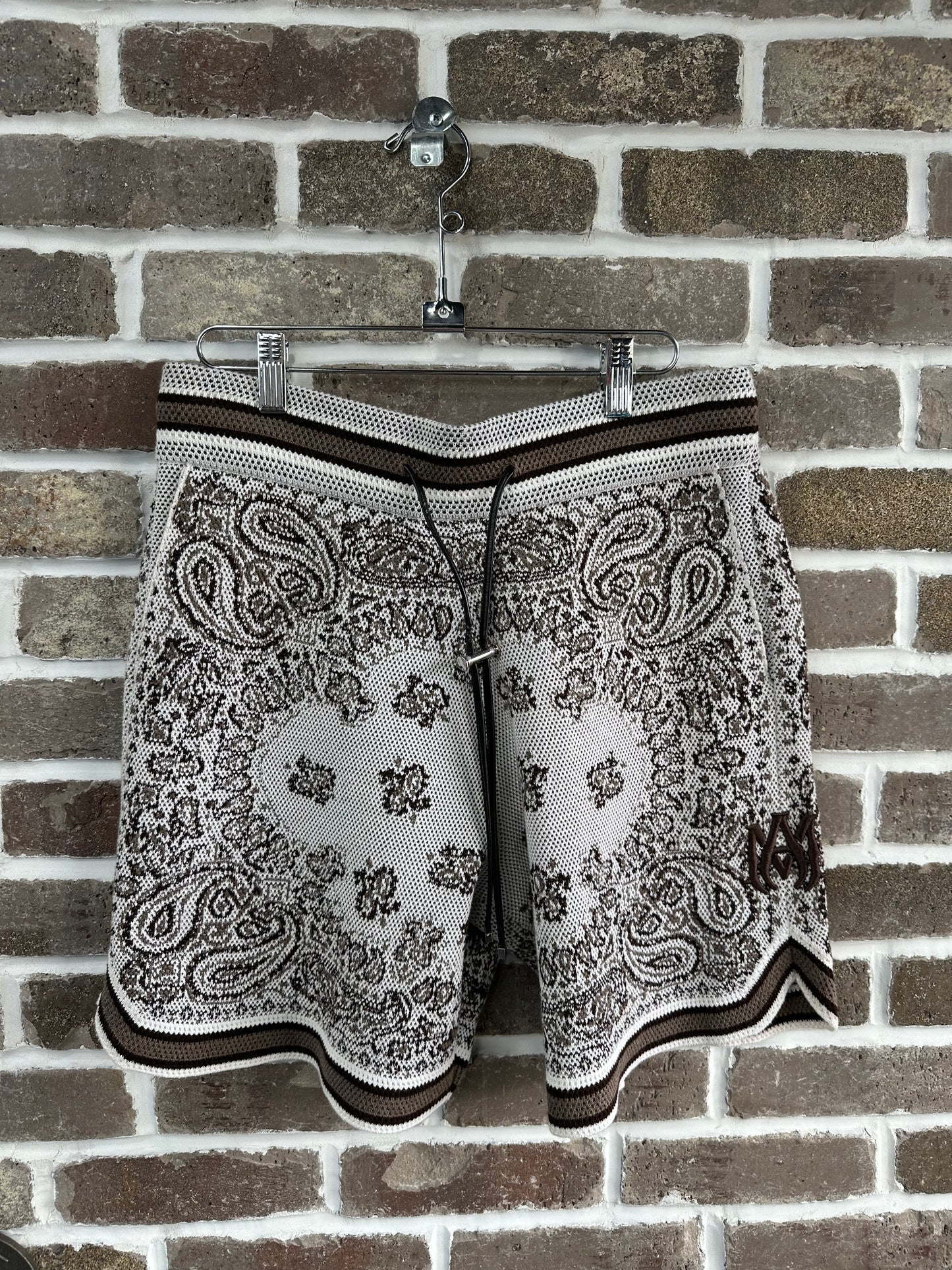 Amiri Shorts B-Ball Bandana Brown