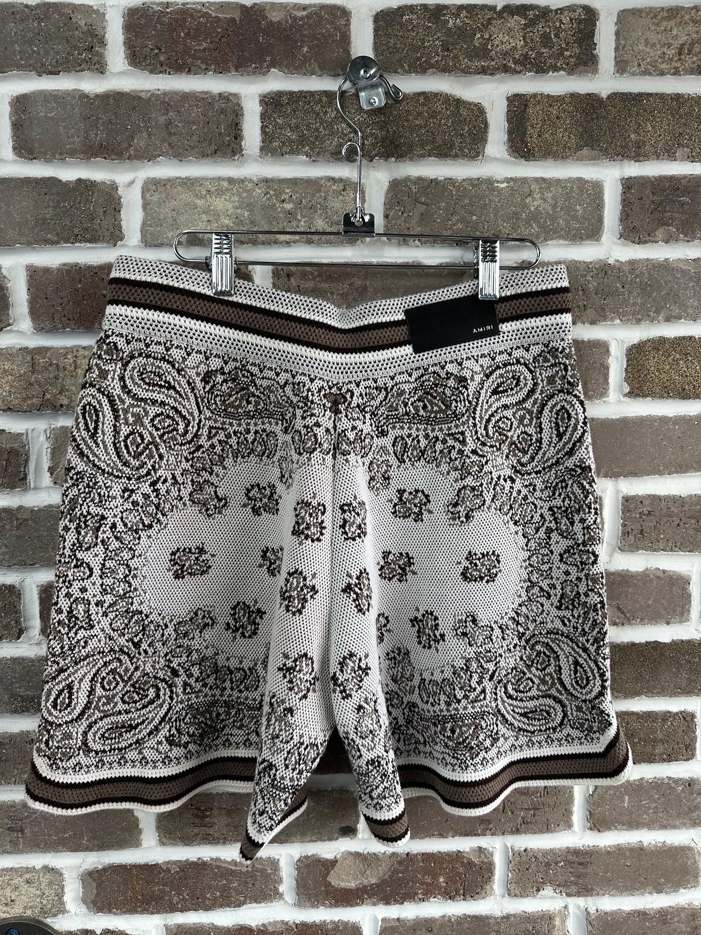 Amiri Shorts B-Ball Bandana Brown