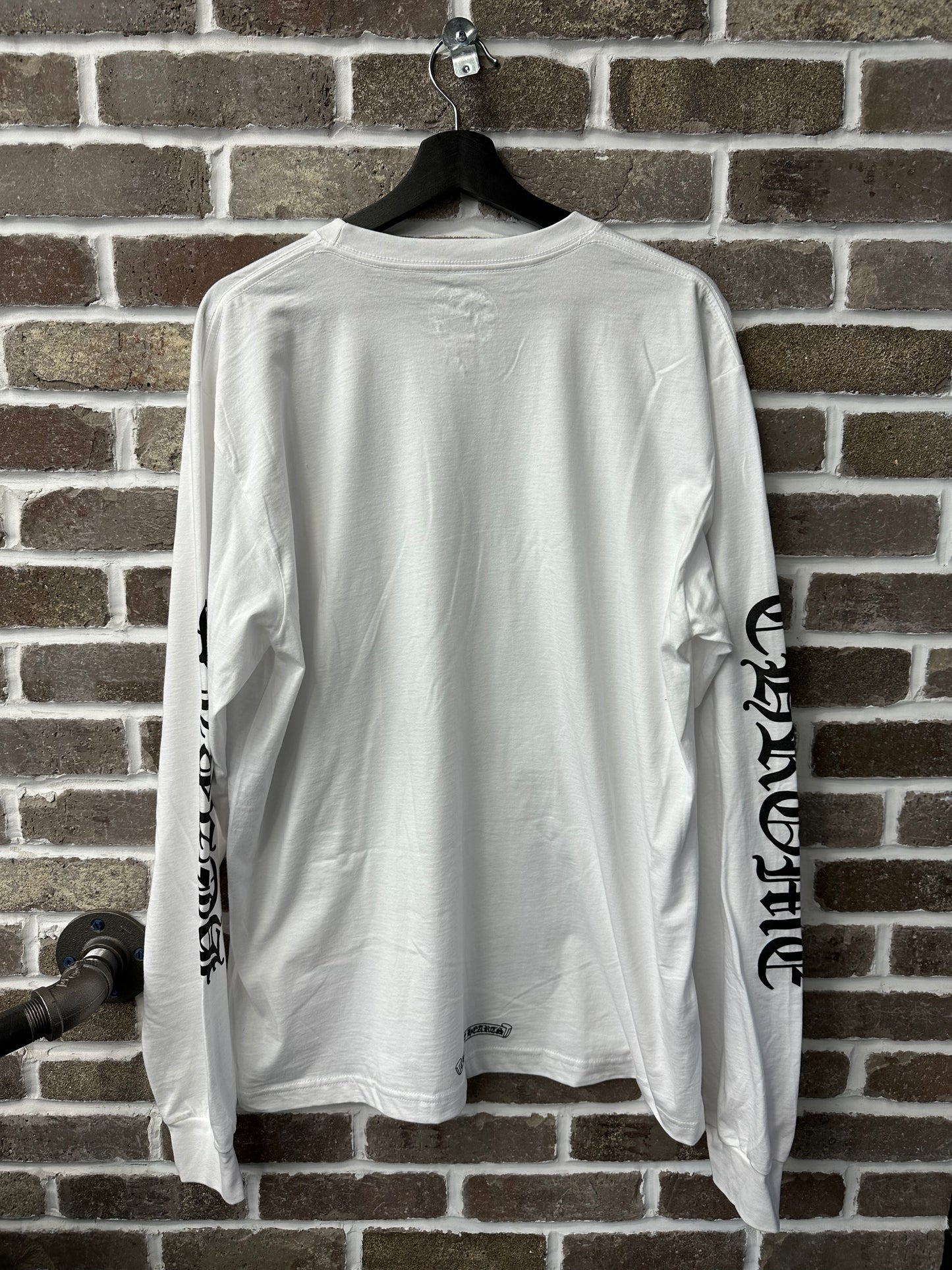 Chrome Hearts Crewneck Logo White Longsleeve