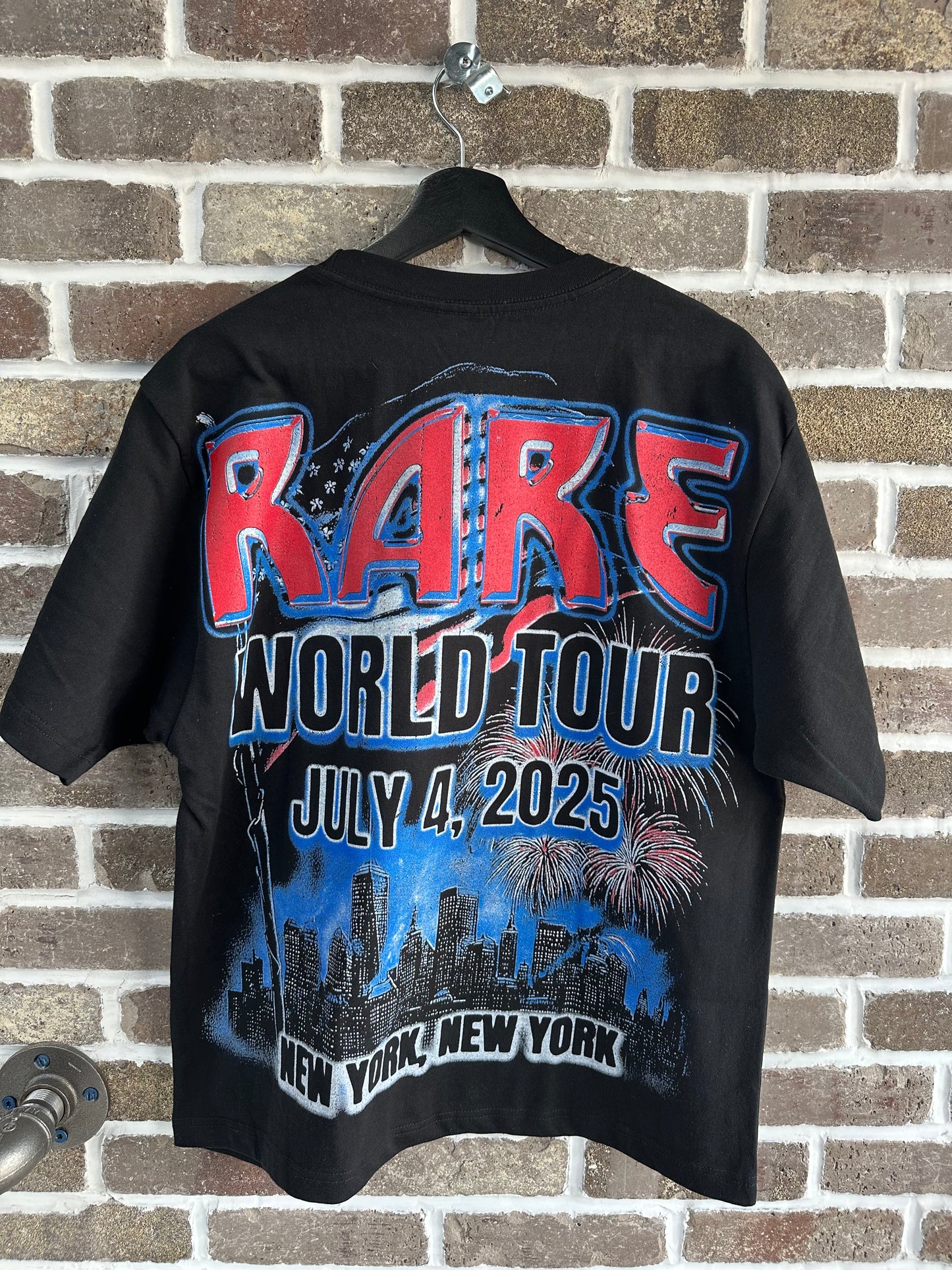 Rare World Tour July 4th Black Tee