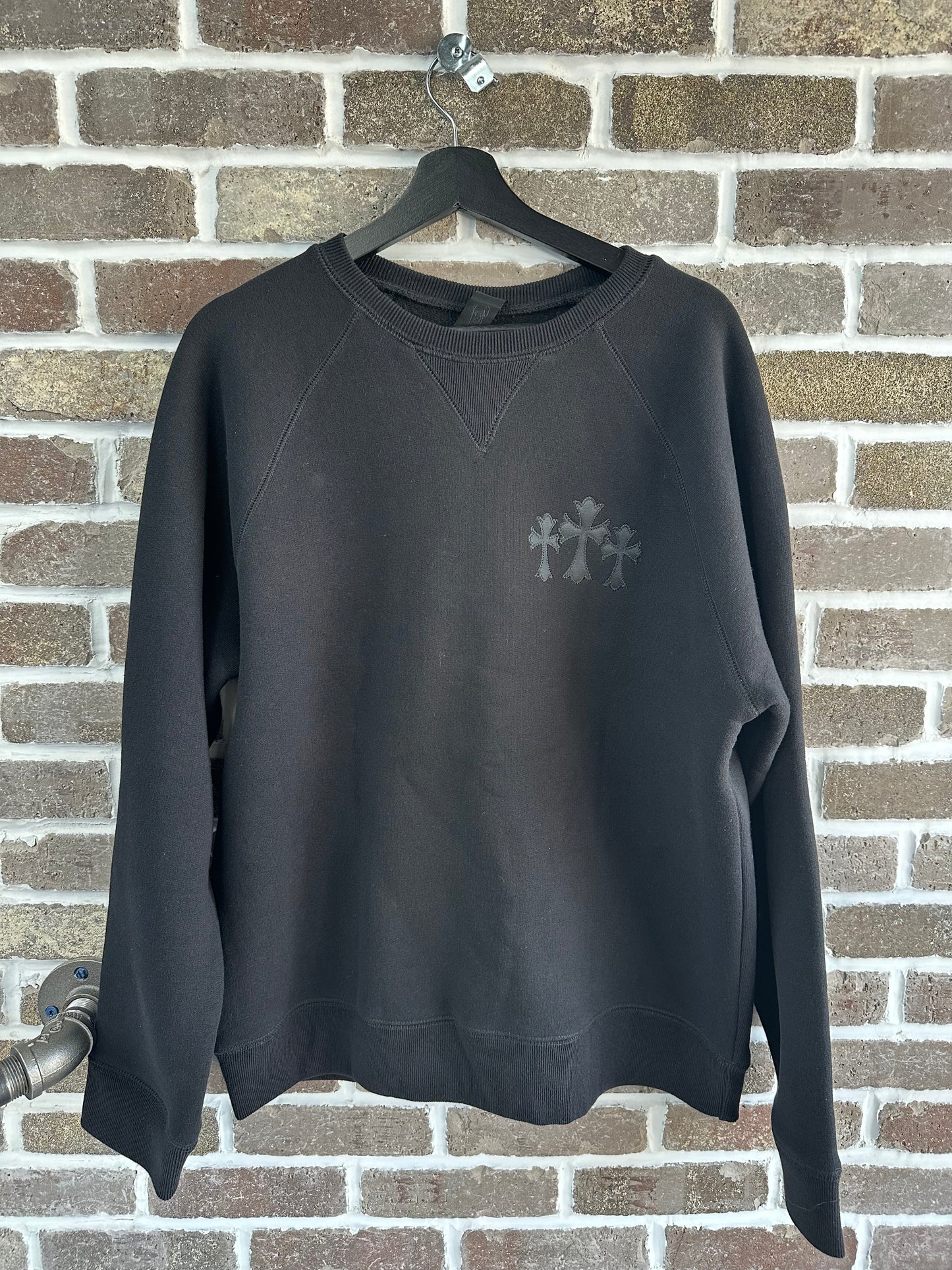 Chrome Hearts Ultra Heavy Triple Cross Crewneck
