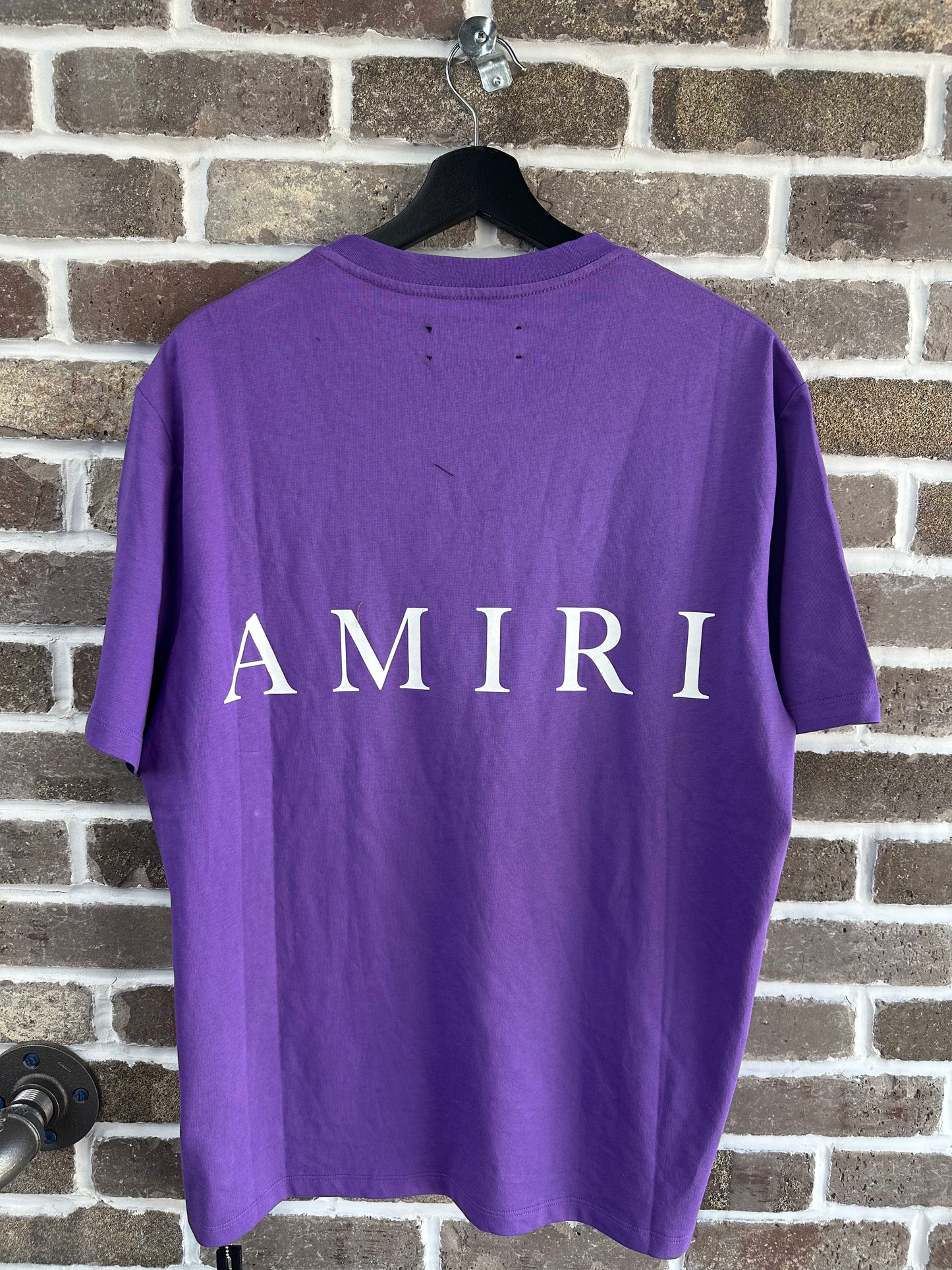 Amiri MA Logo Purple Tee