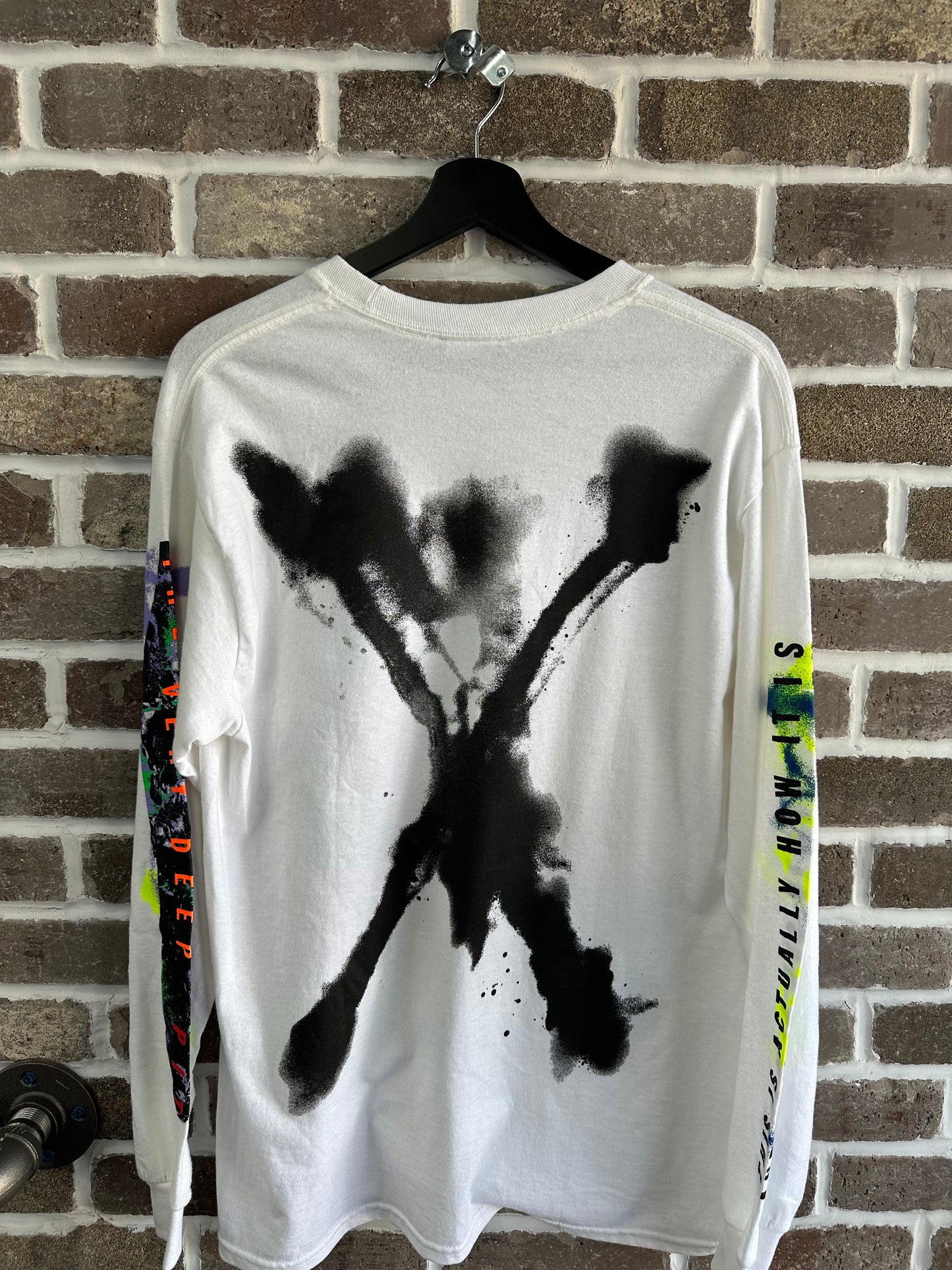 Saint Michael People Problem White Multi Longsleeve