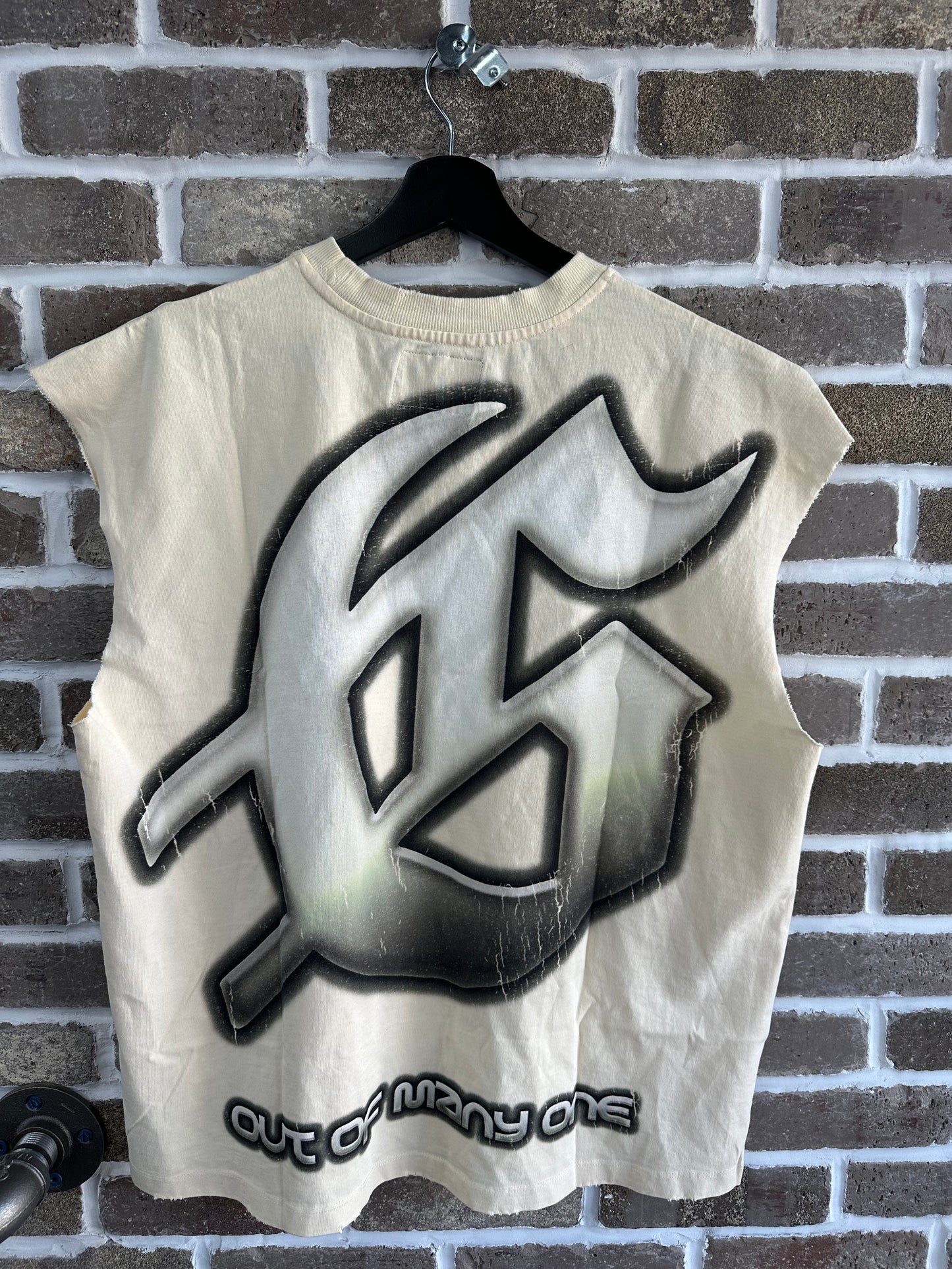 Godspeed Sunken Liberty 2 Bone Sleeveless Tee