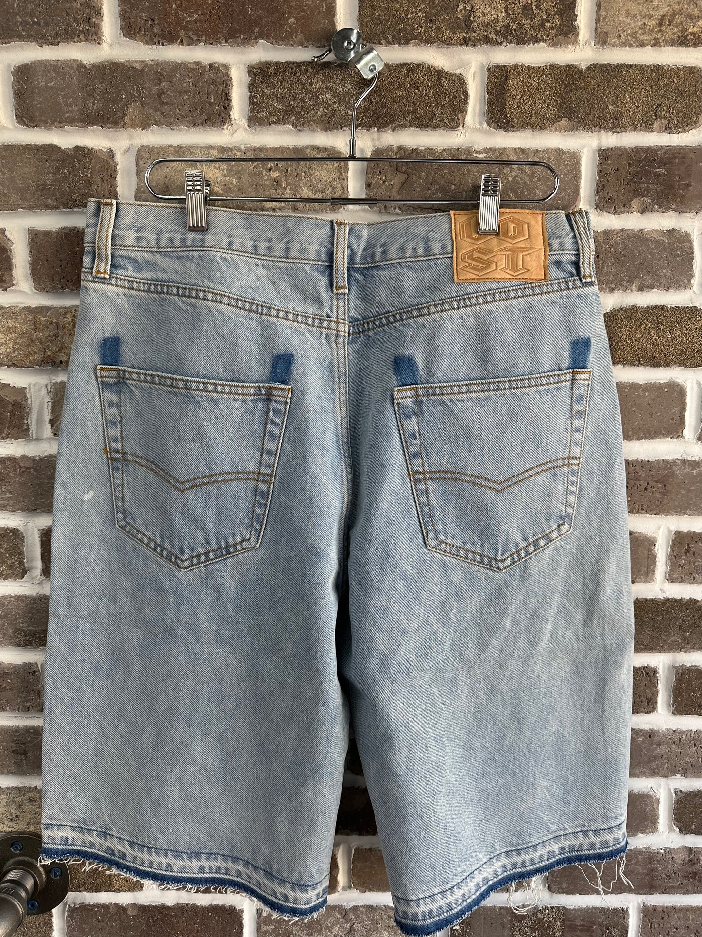 Lost Intricacy Heaven N Hell Denim Blue Shorts