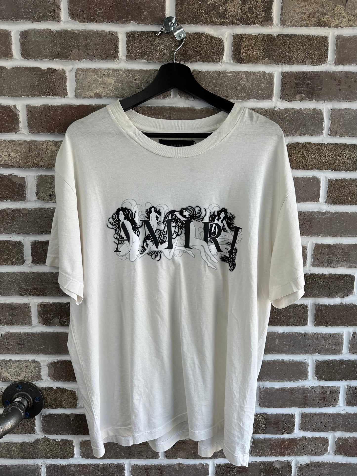 Amiri Logo Tee White