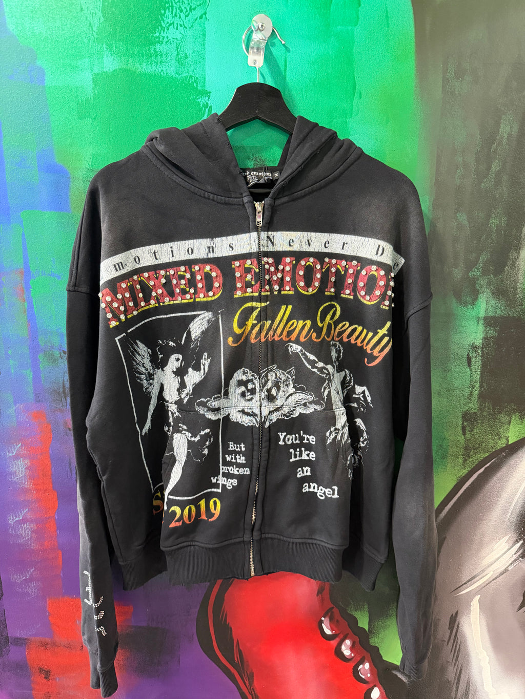 Mixed Emotion Broken Wings Hoodie