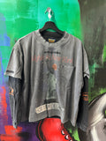 Bottega Desires Nights In NY Grey Layered Longsleeve Tee