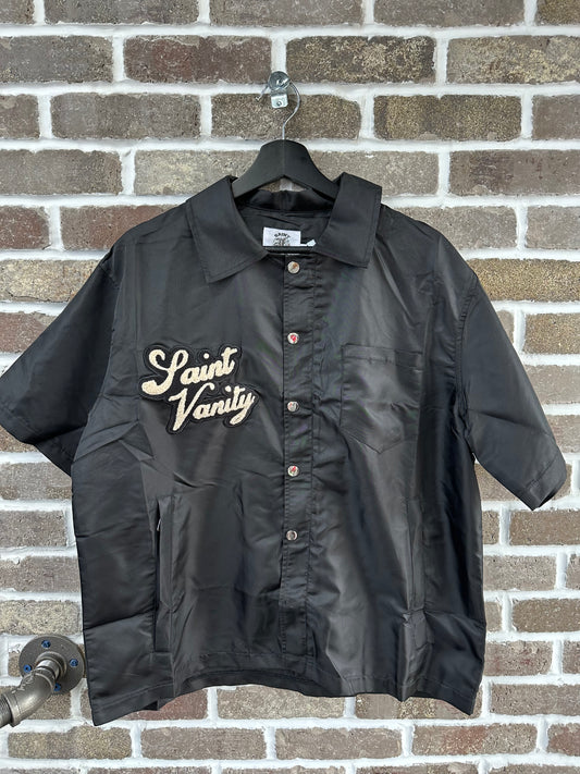 Saint Vanity Nylon Shirt Black