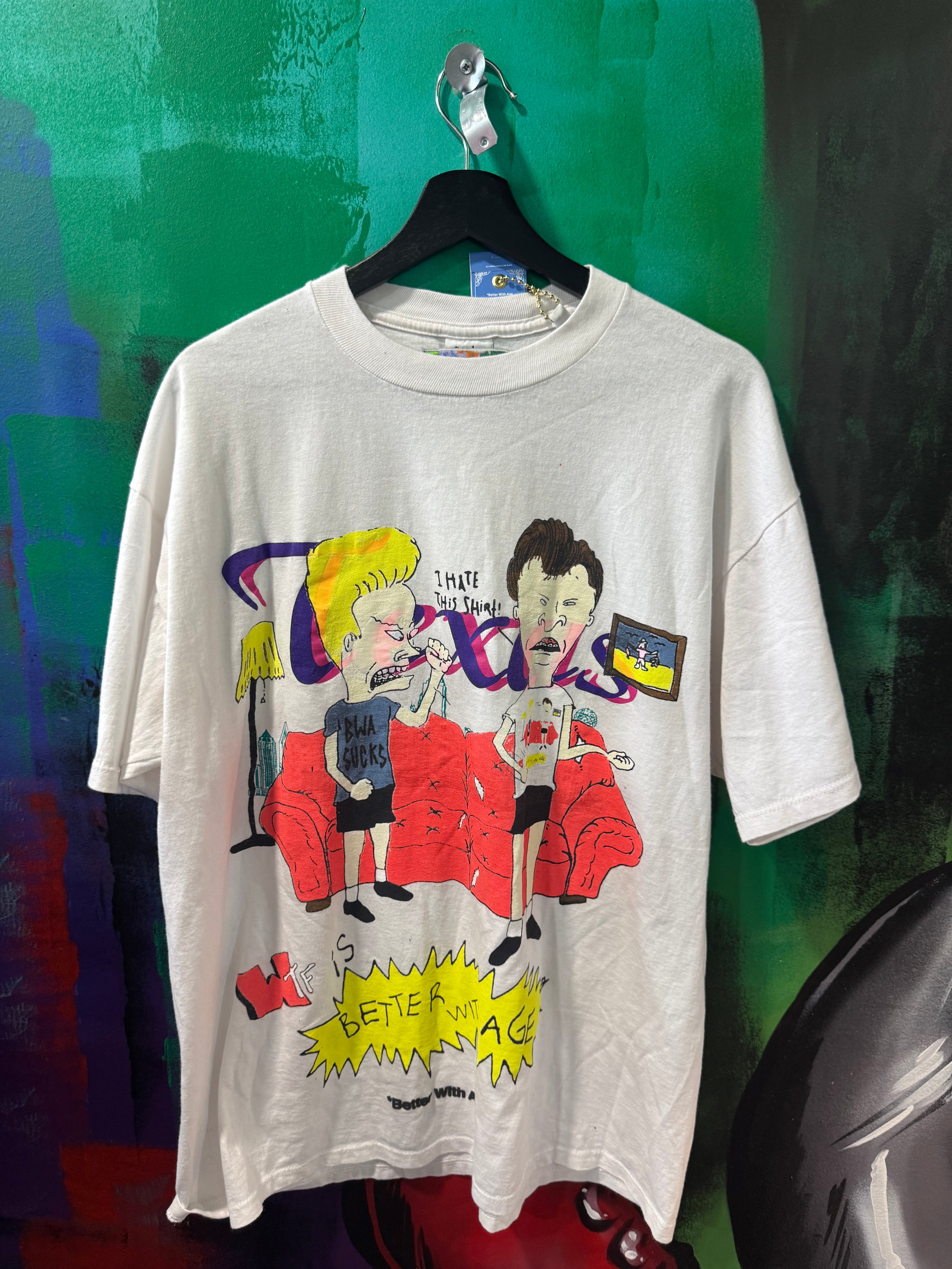 Better With Age "Dumb"Multicolored Tee