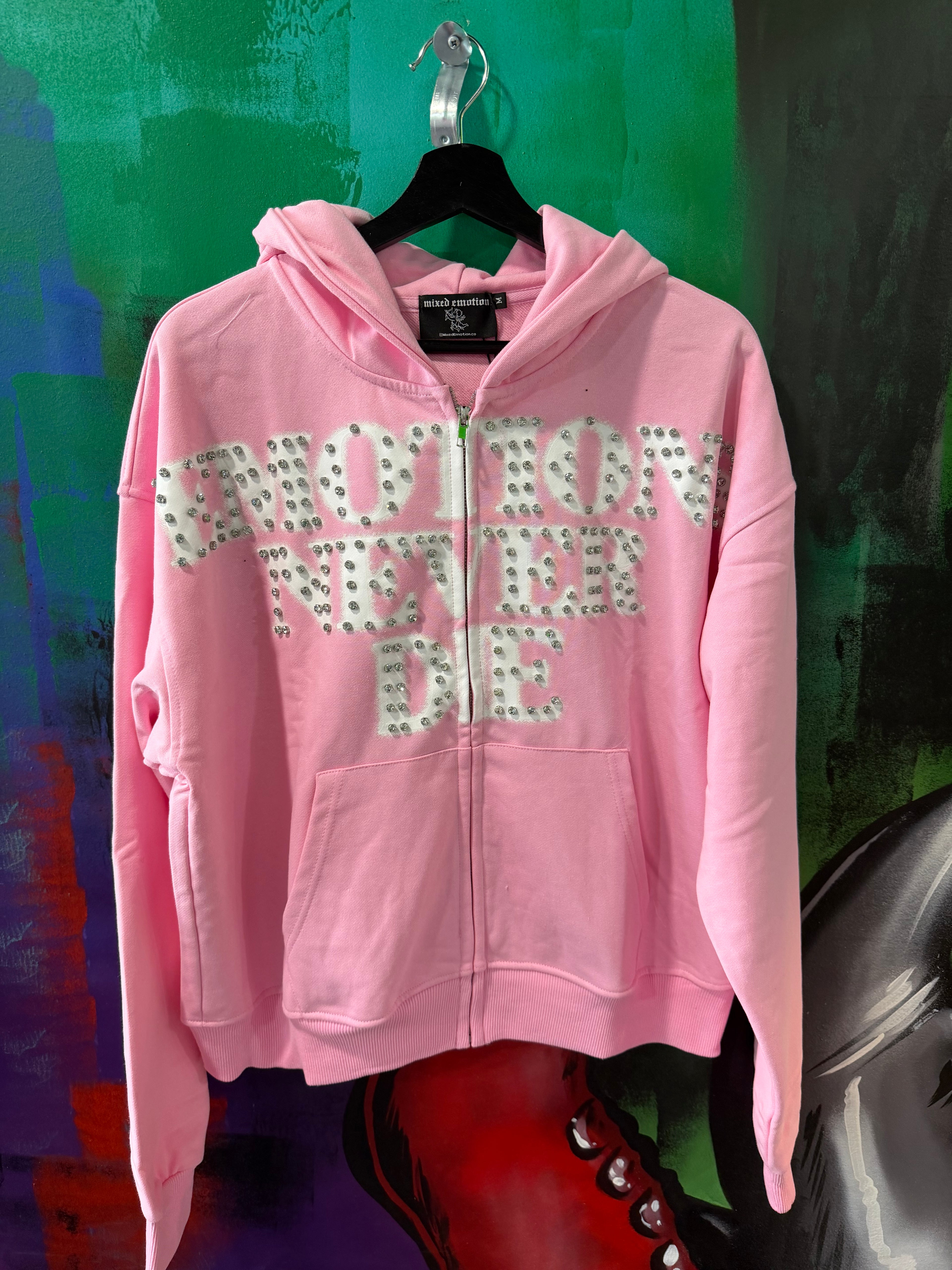 Mixed Emotion Pink End Hoodie