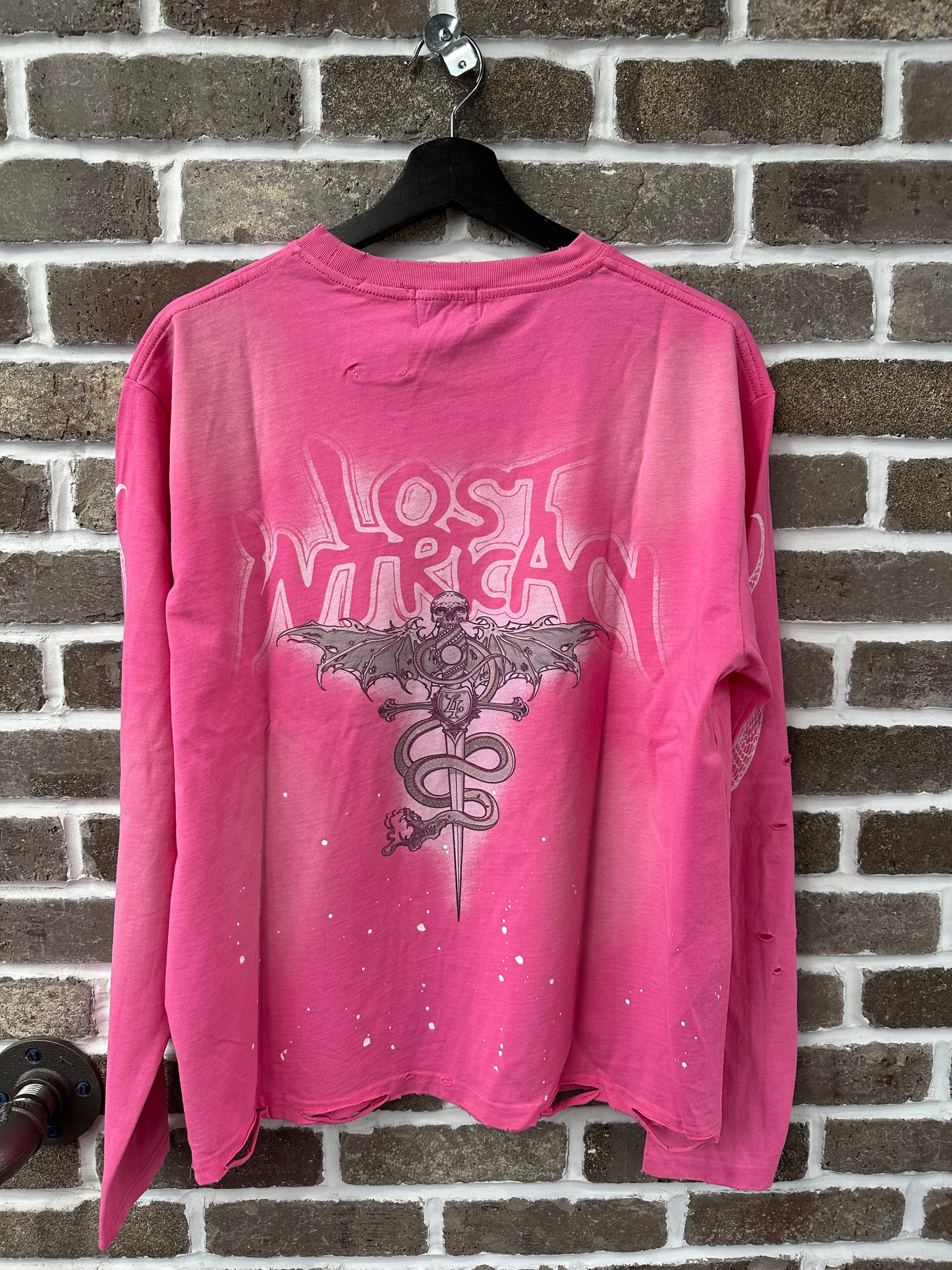 Lost Intricacy Pink Angel Longsleeve