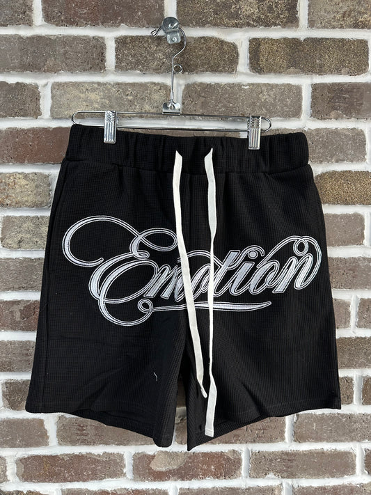 Mixed Emotion Black Signature Shorts