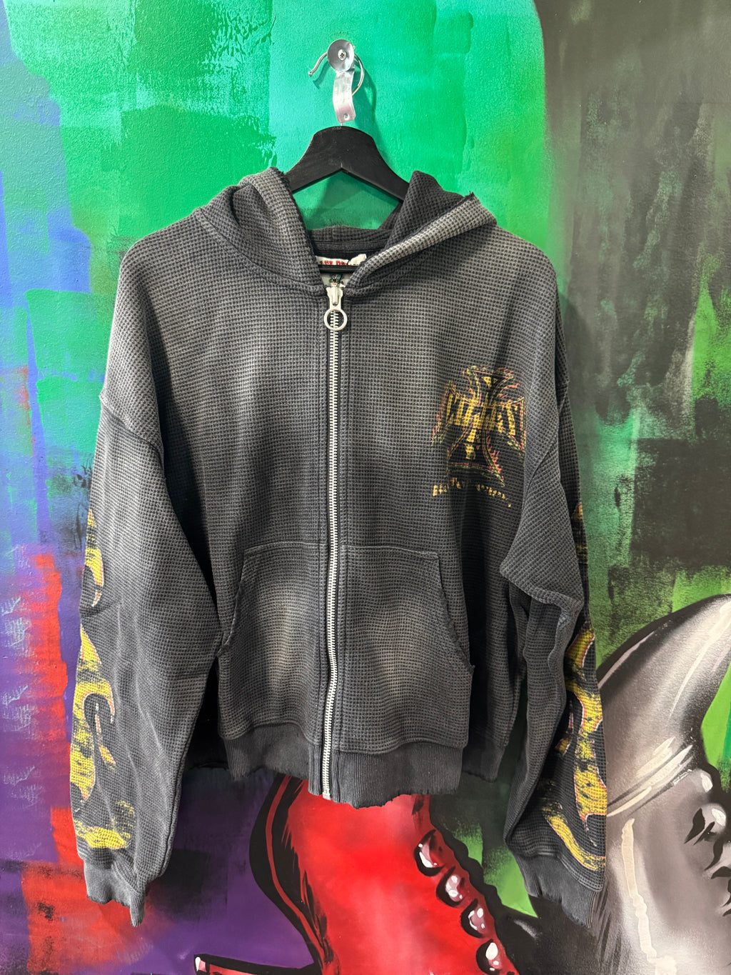 Vale Forever Reborn Black Zip Up Hoodie