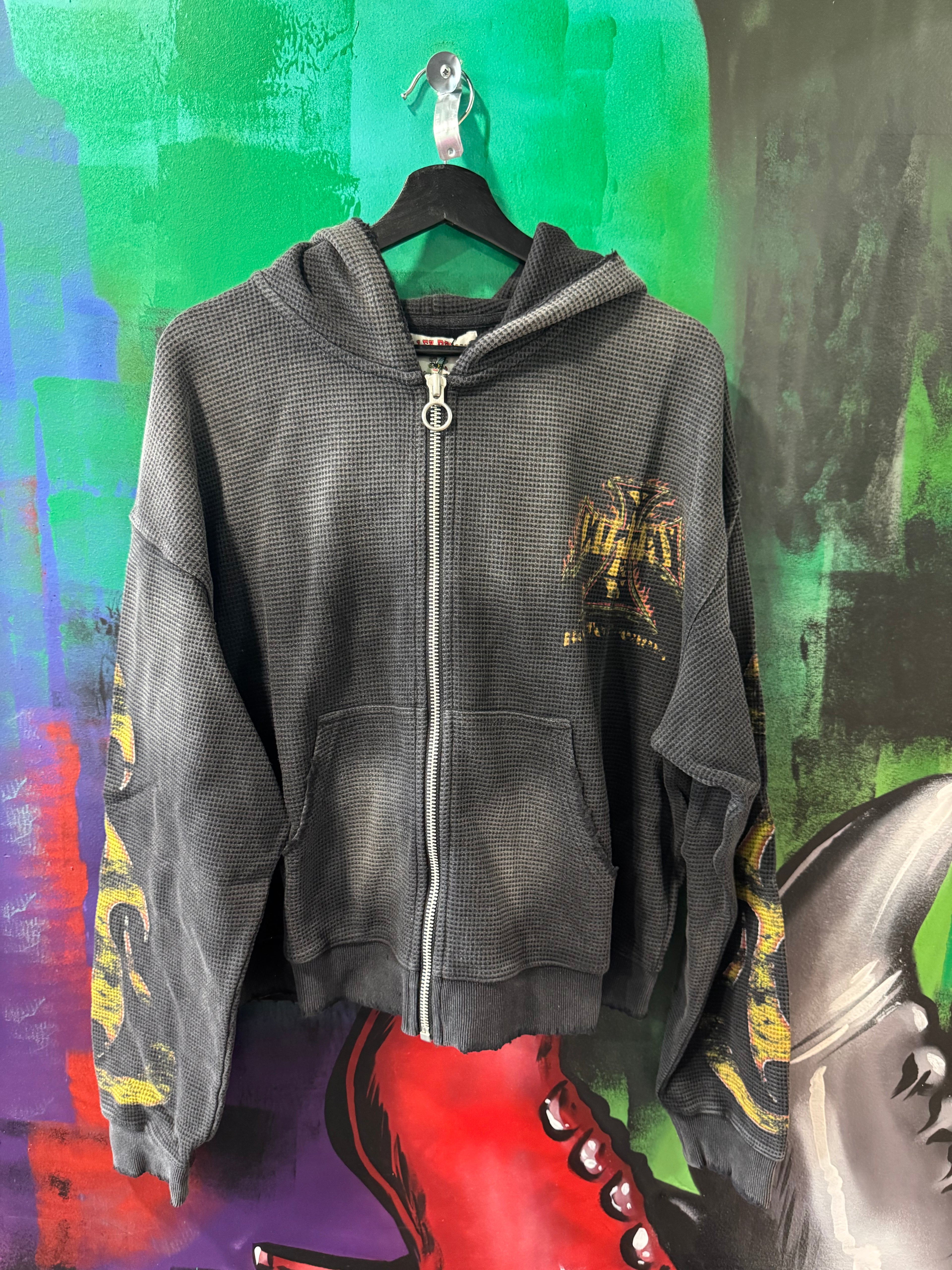 Vale Forever Reborn Black Zip Up Hoodie