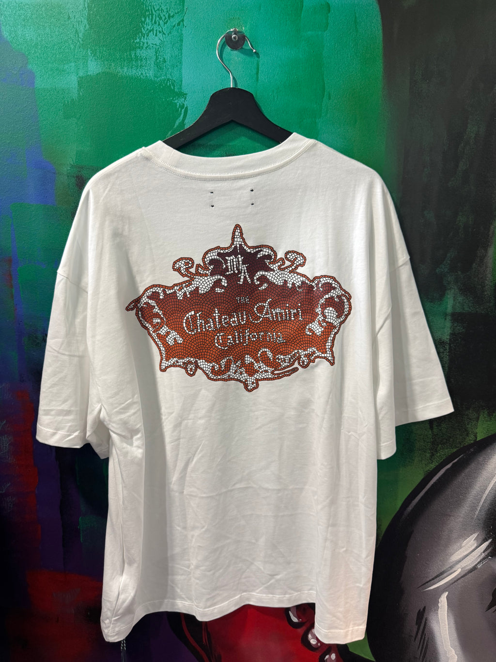 Amiri Chateau California Oversized White Tee
