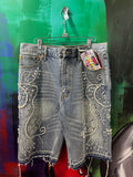 Lost Intricacy Lace Jean Shorts