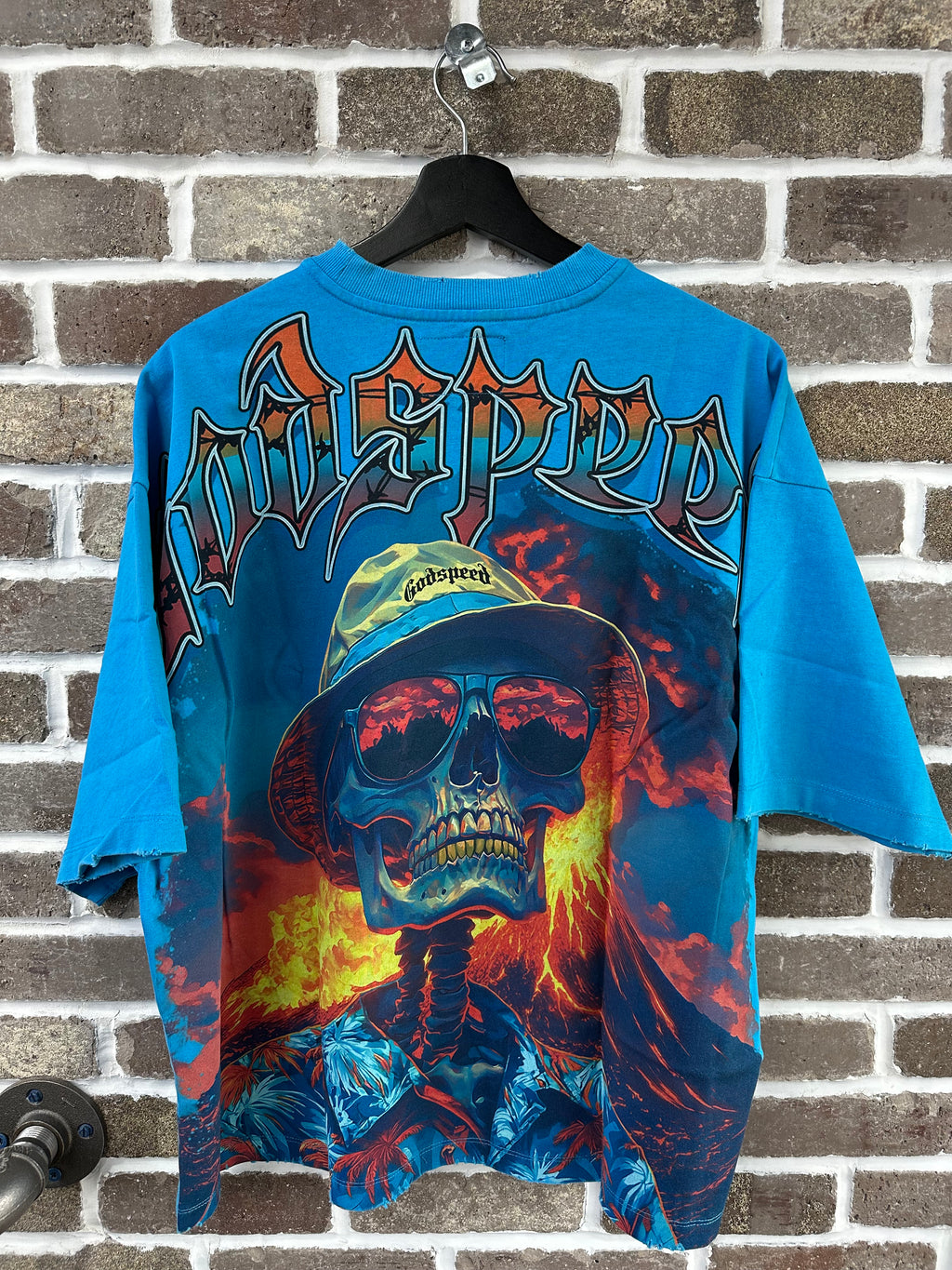 Godspeed Natural Disaster Tee Panther Blue