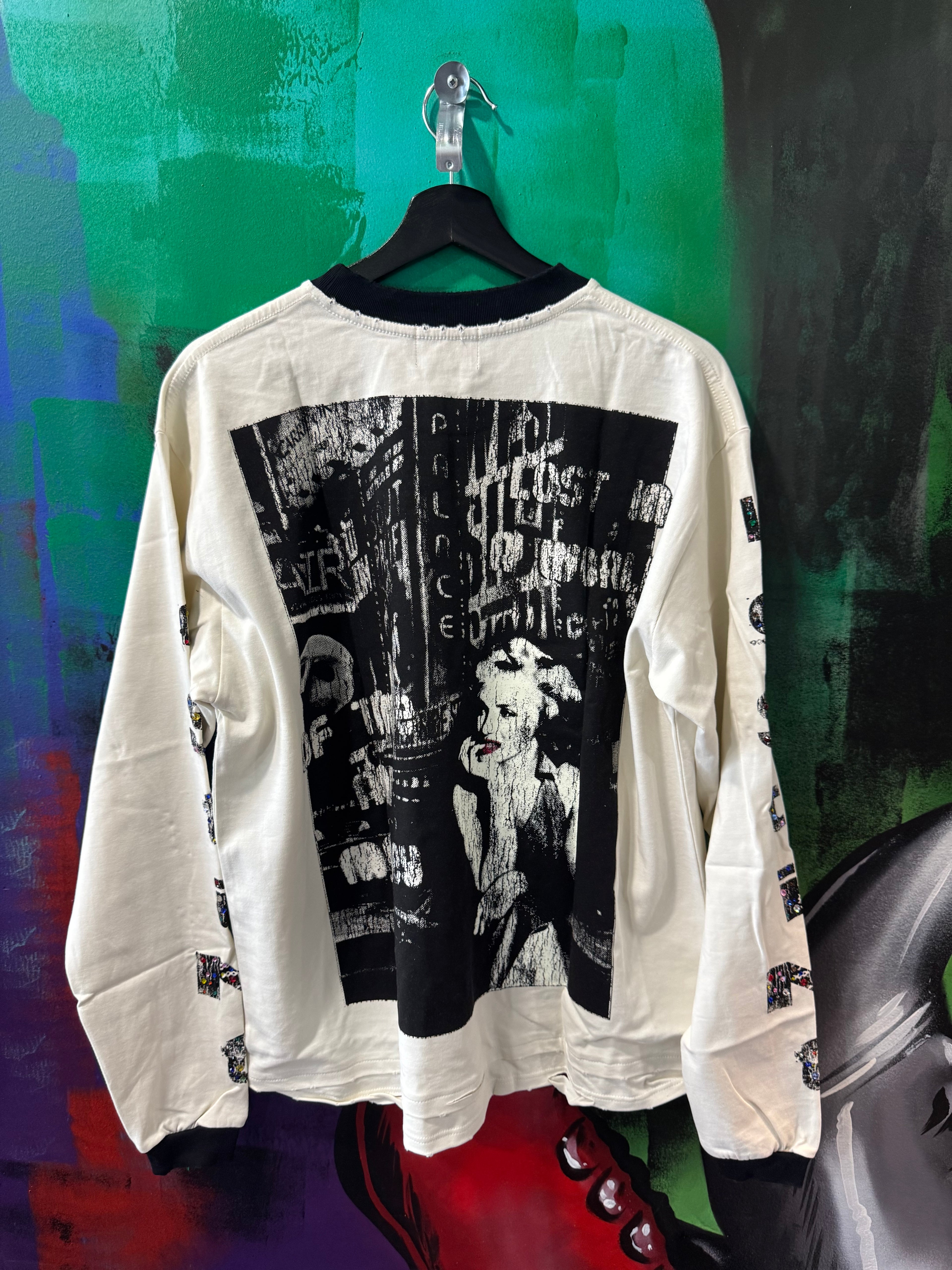 Lost Intricacy White Kiss of Monroe Longsleeve Tee