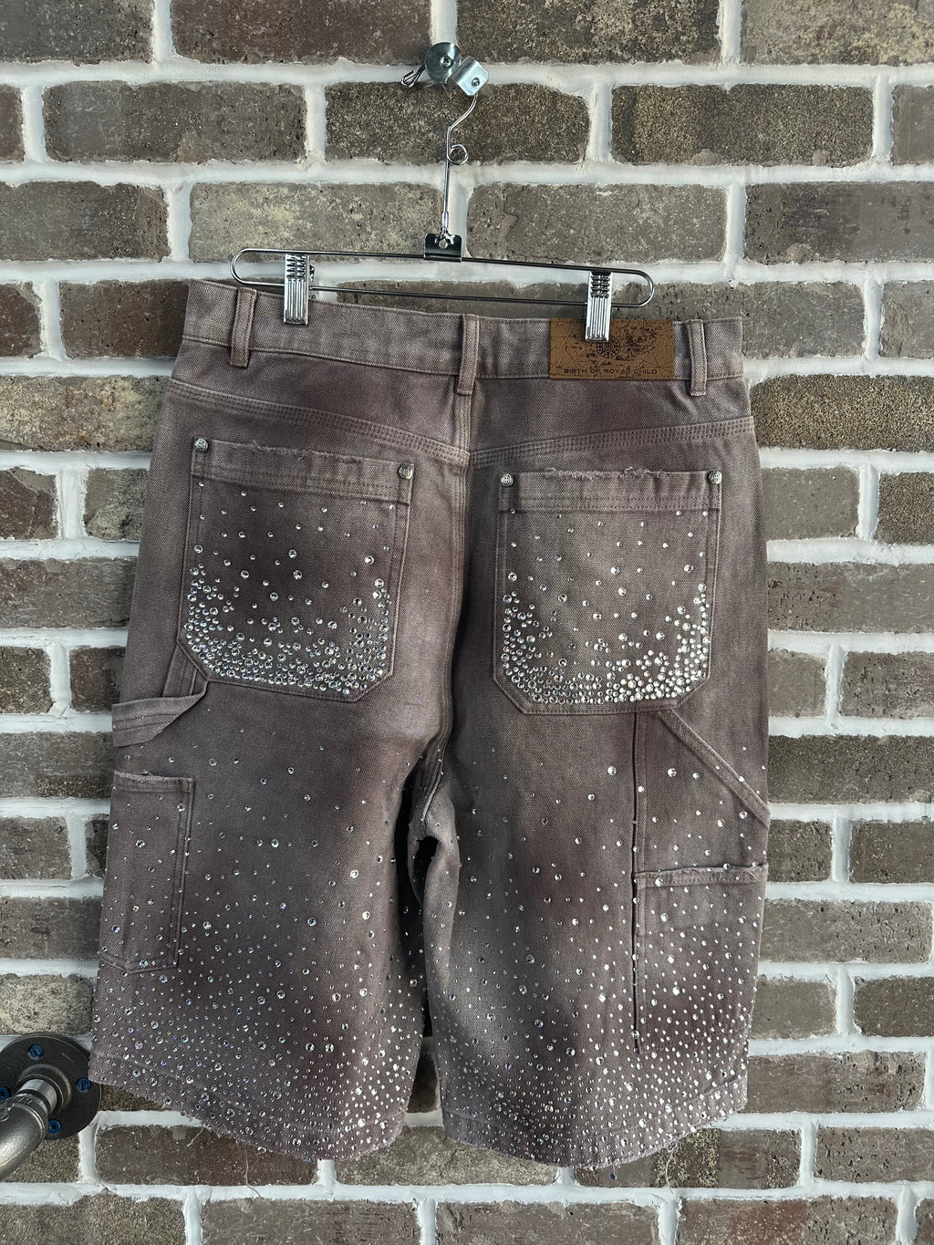 Birth Of Royal Child 20K Diamond Shorts Brown