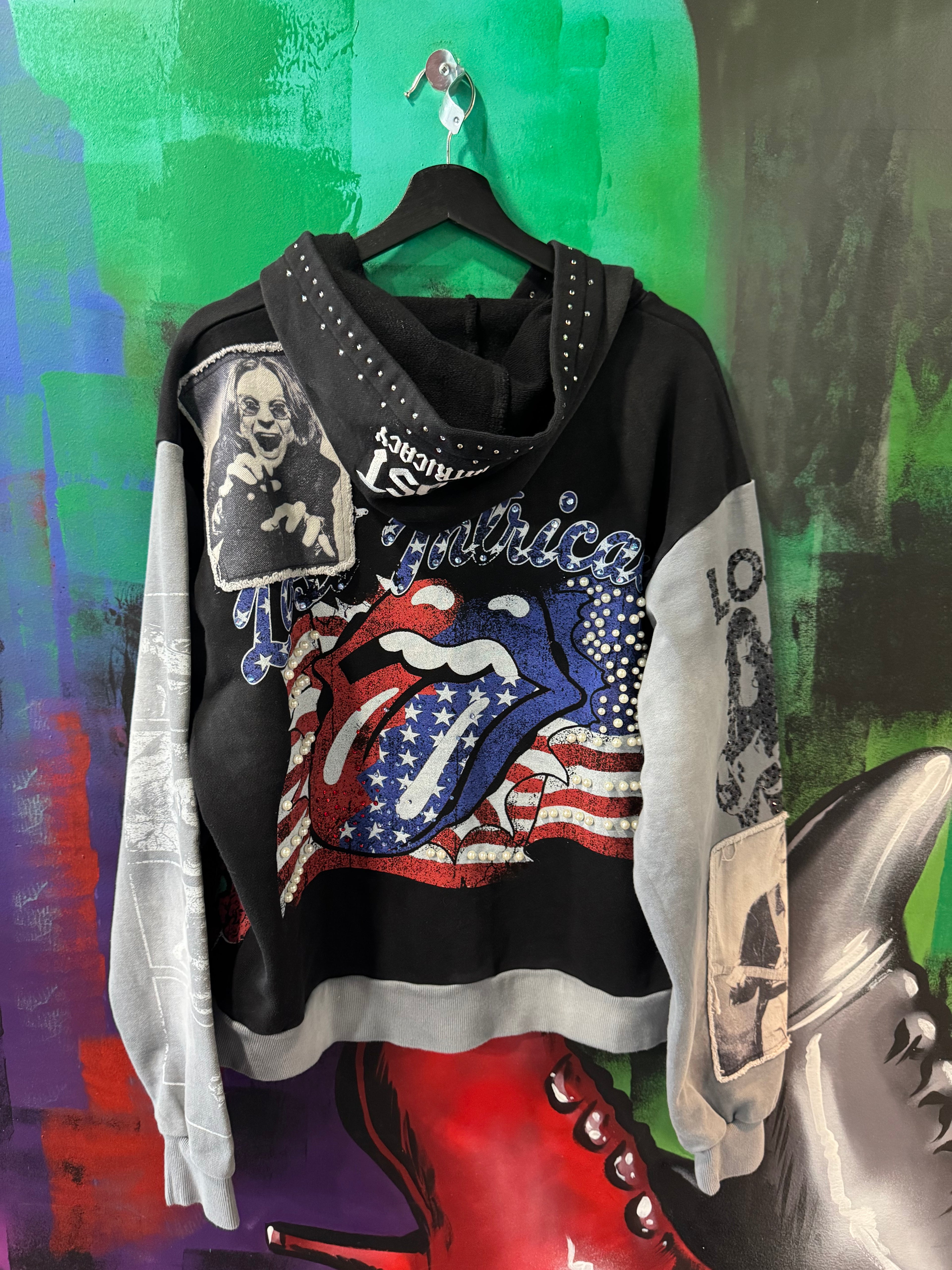 Lost Intricacy Lost America Black Zip Up Hoodie